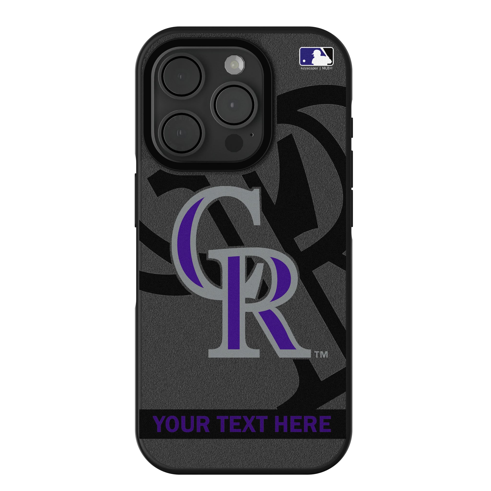 Colorado Rockies Personalized Tilt iPhone Bump Phone Case for Apple iPhone
