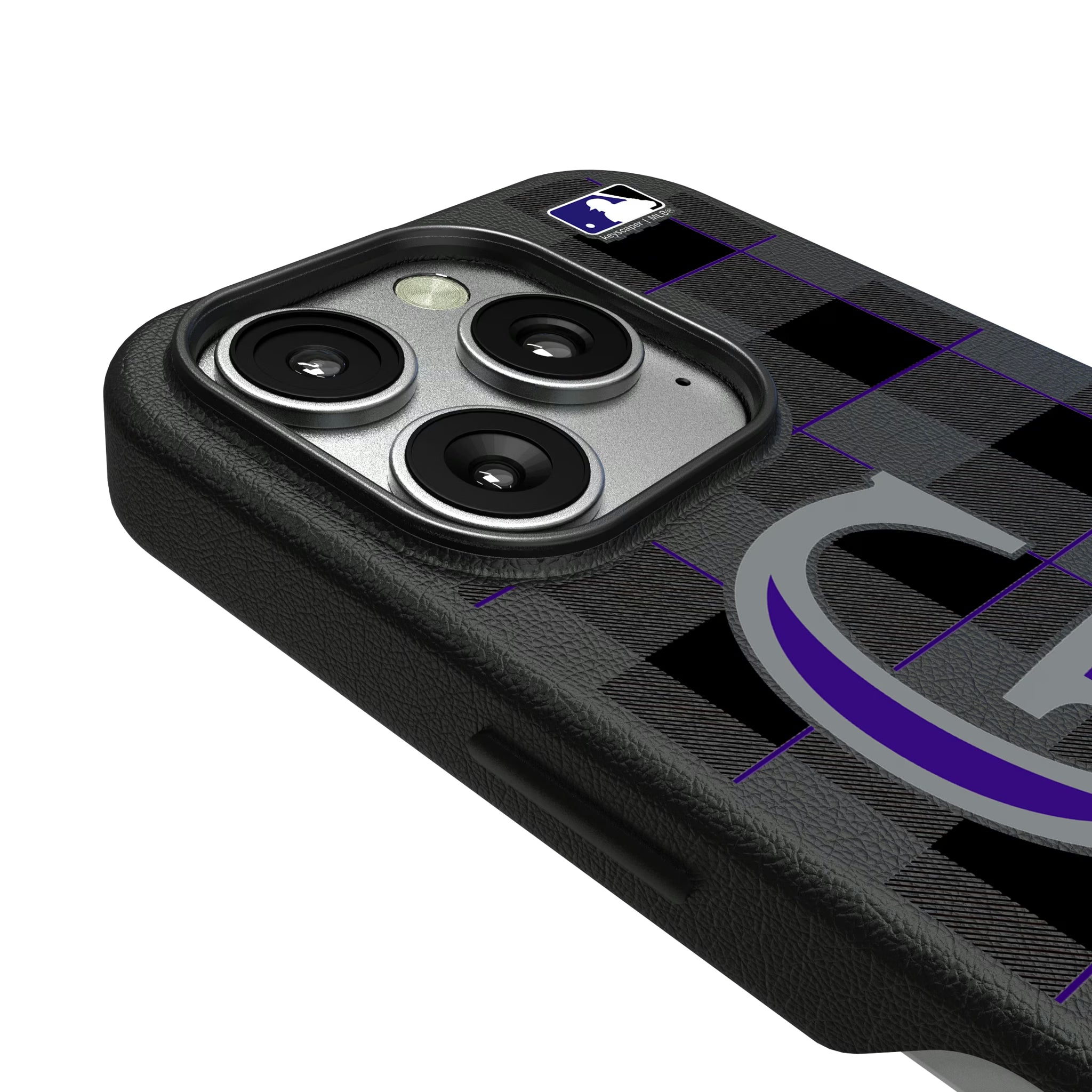 Colorado Rockies Plaid iPhone MagSafe Compatible Phone Case for Apple iPhone - Detail