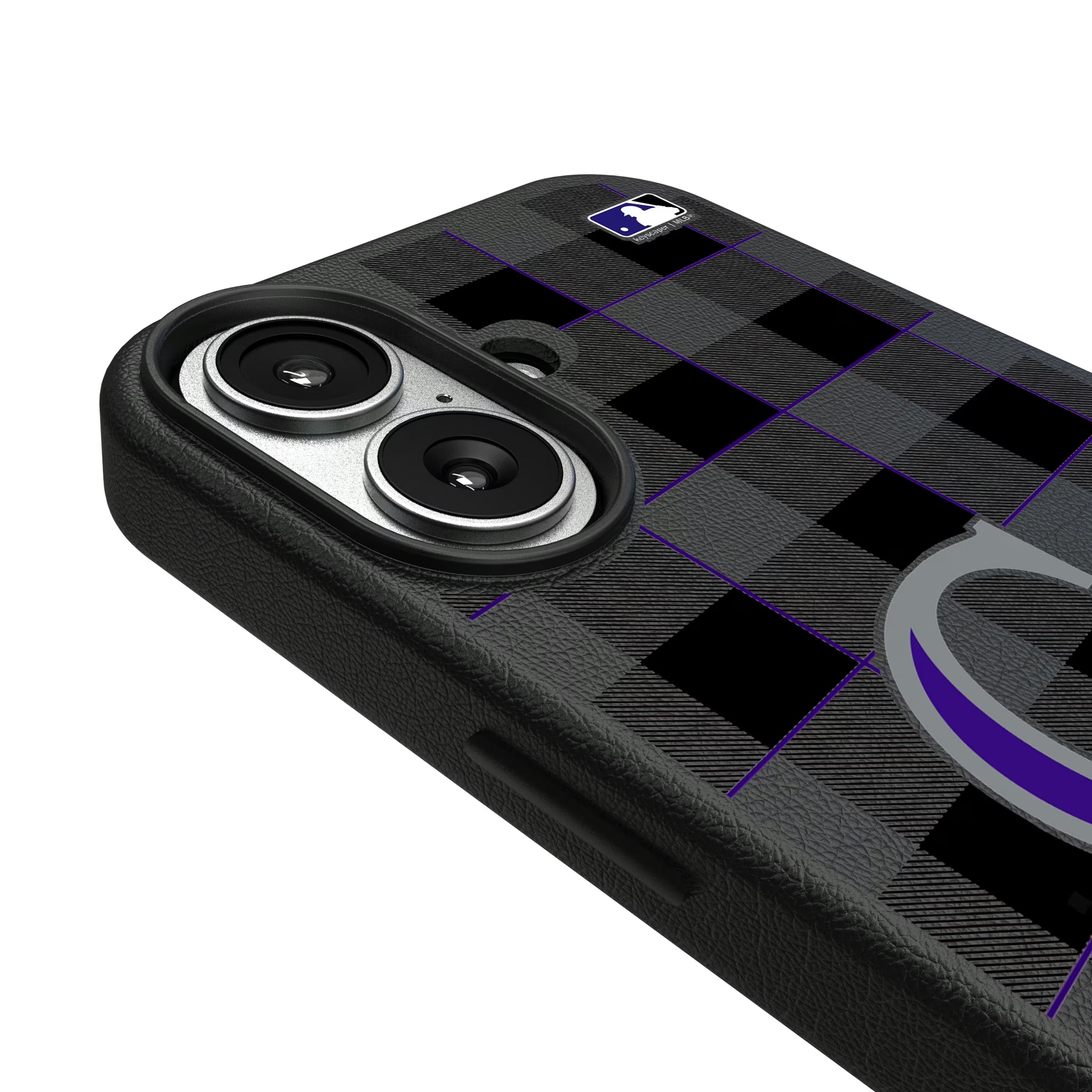 Colorado Rockies Plaid iPhone MagSafe Compatible Phone Case for Apple iPhone - Detail#Device_iPhone 17