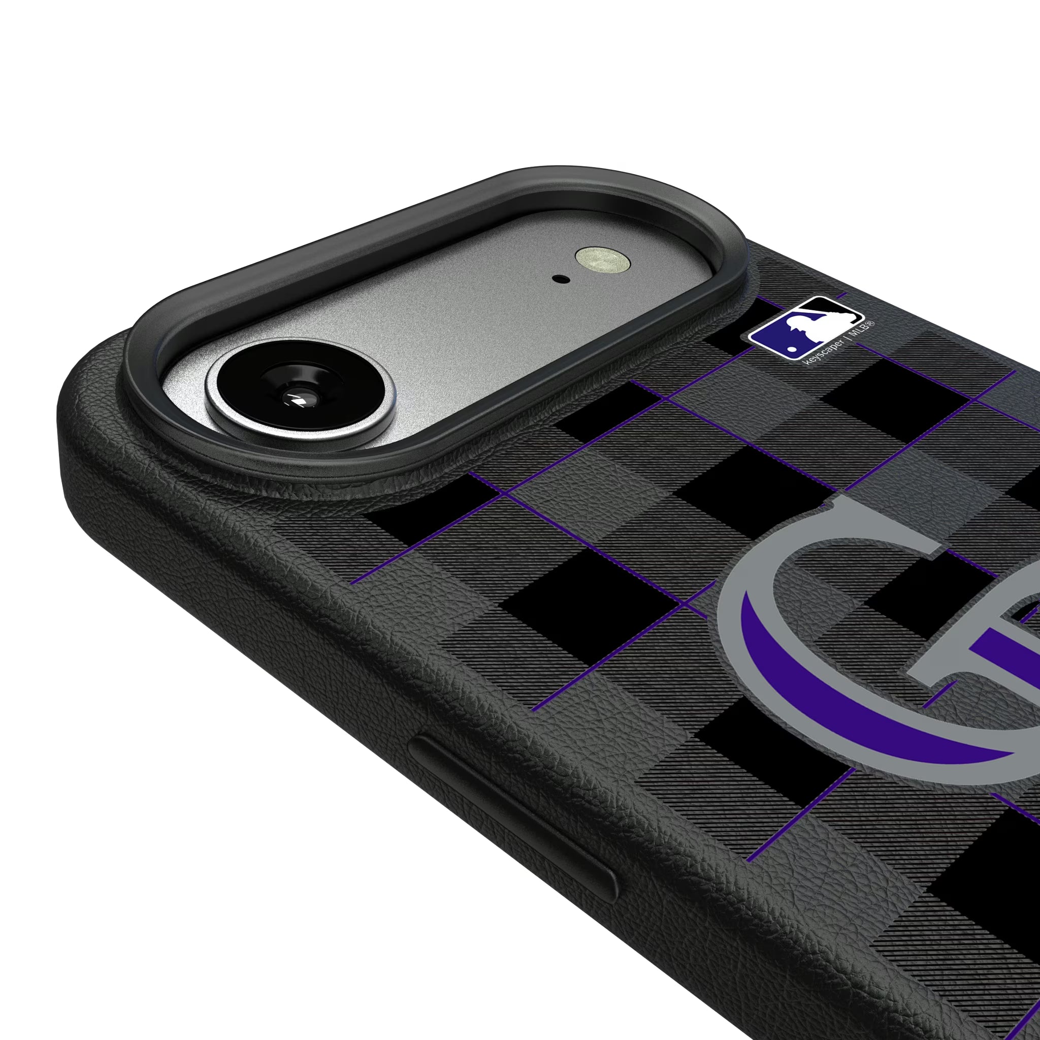 Colorado Rockies Plaid iPhone MagSafe Compatible Phone Case for Apple iPhone - Detail#Device_iPhone Air