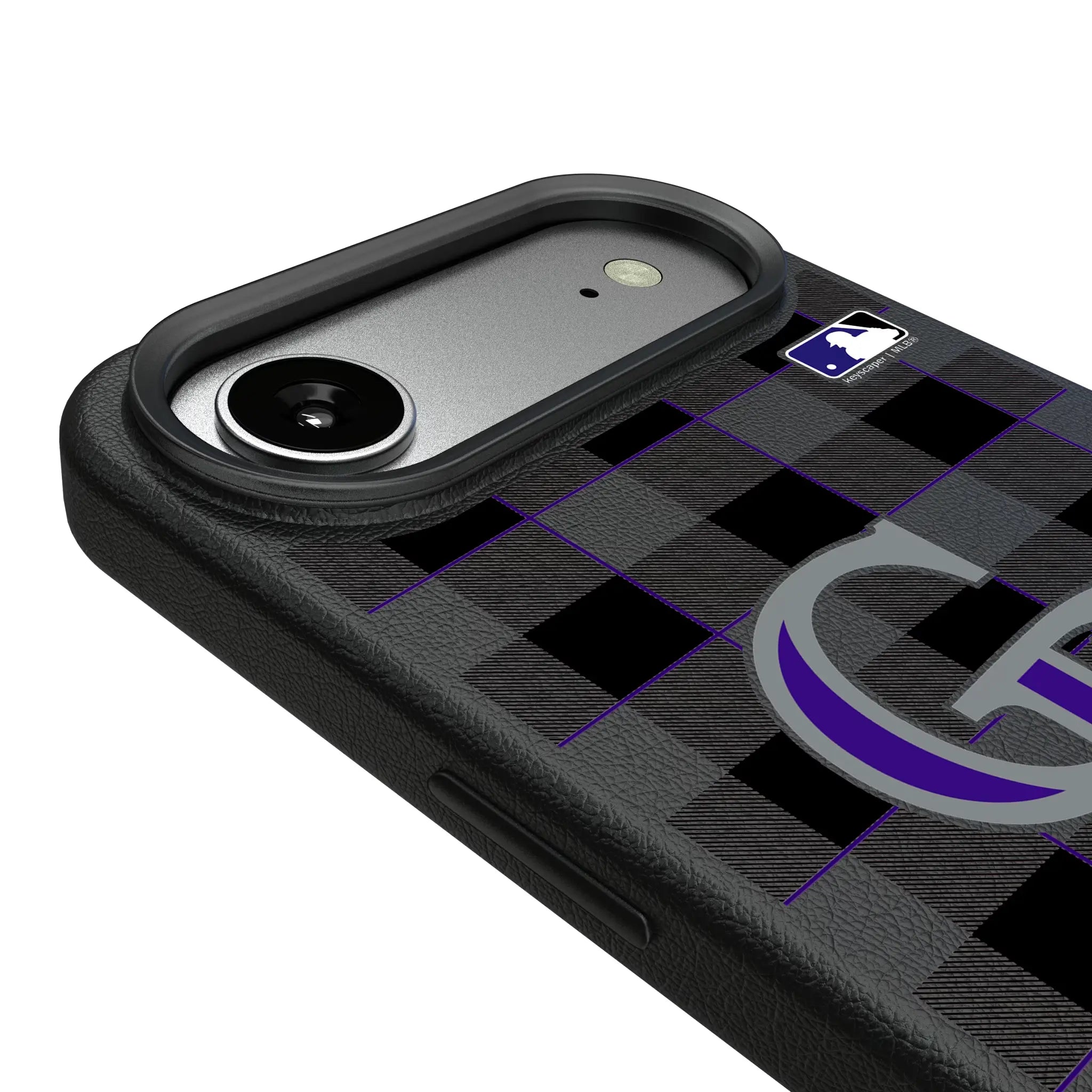 Colorado Rockies Plaid iPhone MagSafe Compatible Phone Case for Apple iPhone - Detail#Device_iPhone Air