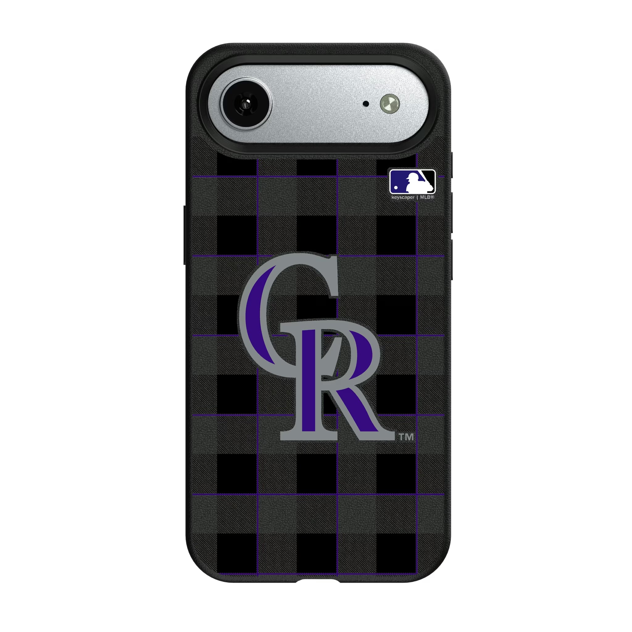Colorado Rockies Plaid iPhone MagSafe Compatible Phone Case for Apple iPhone#Device_iPhone Air