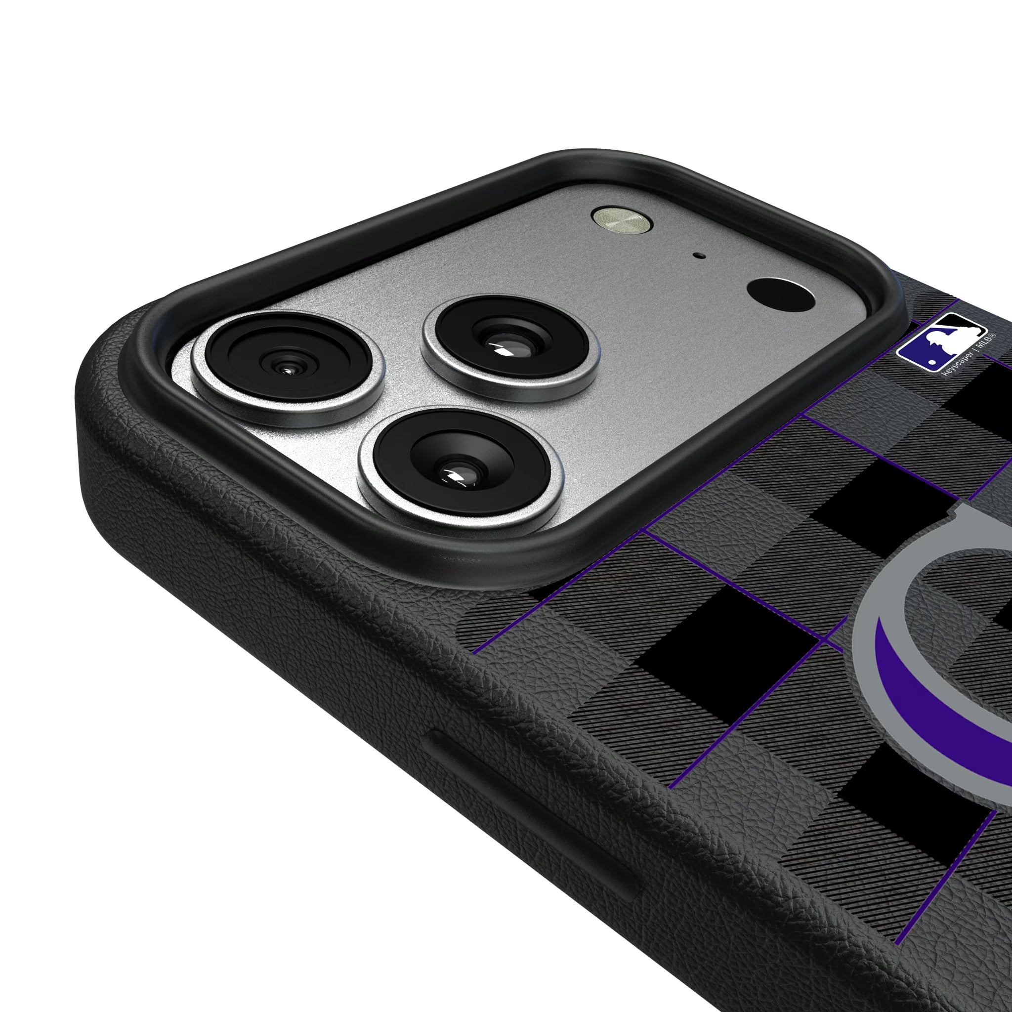 Colorado Rockies Plaid iPhone MagSafe Compatible Phone Case for Apple iPhone - Detail#Device_iPhone 17 Pro Max