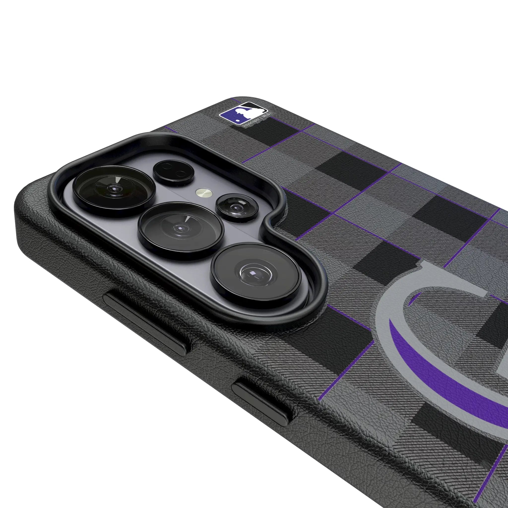 Colorado Rockies Plaid Galaxy MagSafe Compatible Phone Case for Samsung Galaxy - Detail#Device_Galaxy S26 Ultra