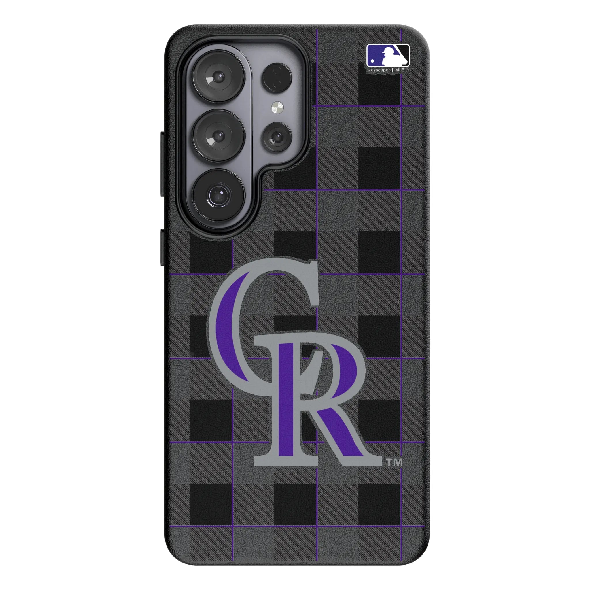 Colorado Rockies Plaid Galaxy MagSafe Compatible Phone Case for Samsung Galaxy#Device_Galaxy S26 Ultra