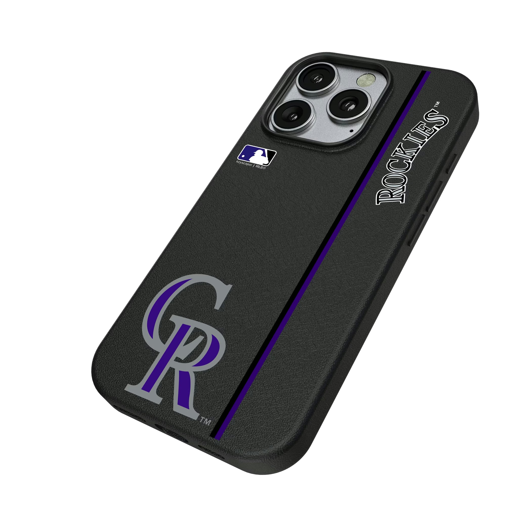 Colorado Rockies Sidebar iPhone MagSafe Compatible Phone Case for Apple iPhone - Isometric View