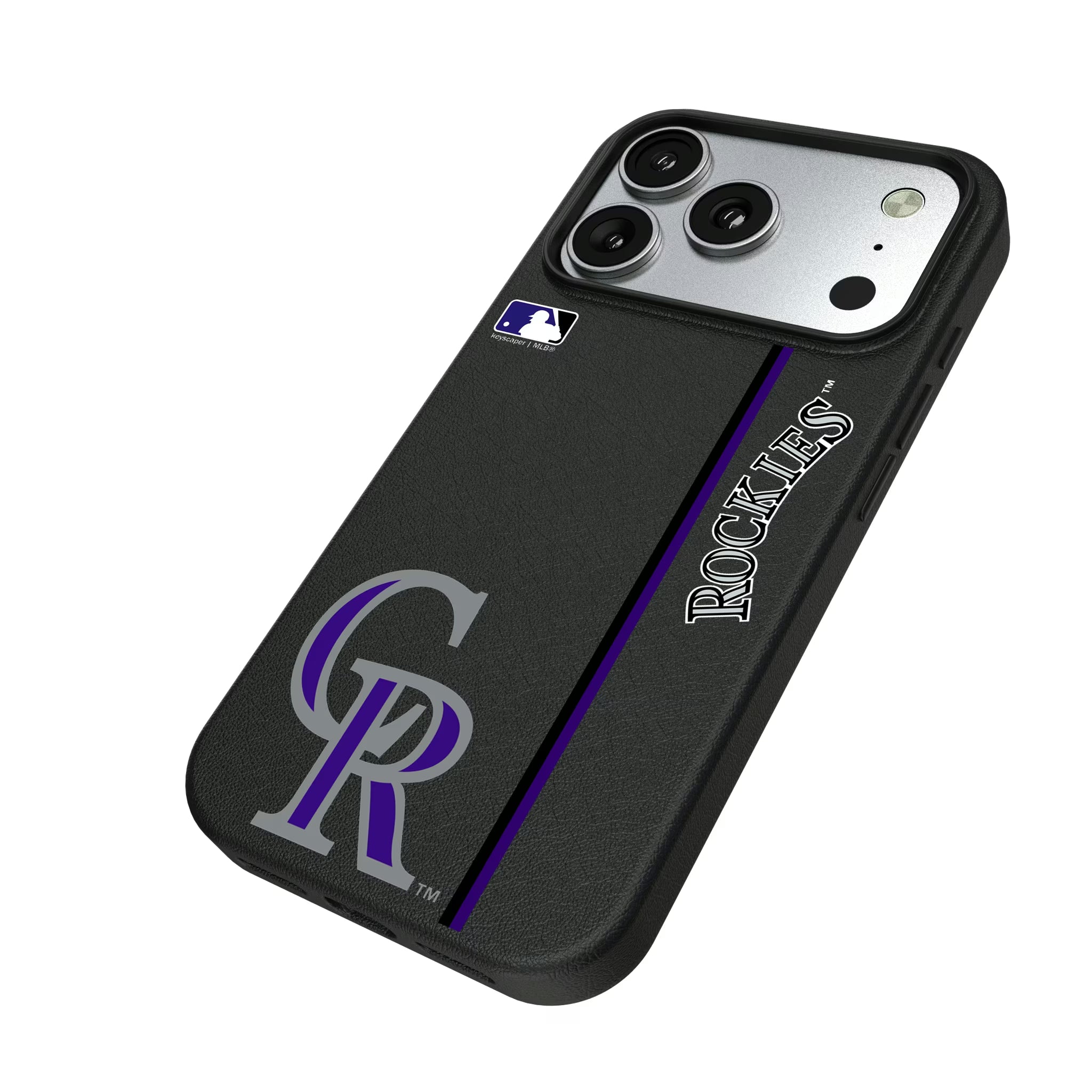 Colorado Rockies Sidebar iPhone MagSafe Compatible Phone Case for Apple iPhone - Isometric View#Device_iPhone 17 Pro