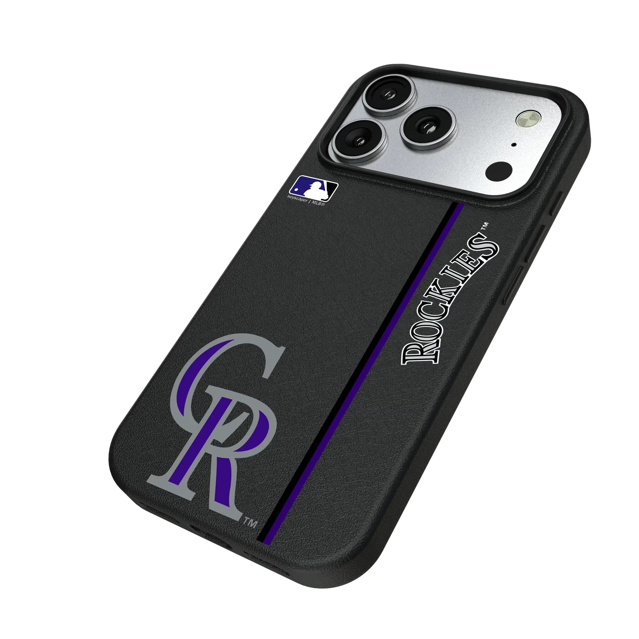 Colorado Rockies Sidebar iPhone MagSafe Compatible Phone Case for Apple iPhone - Isometric View#Device_iPhone 17 Pro