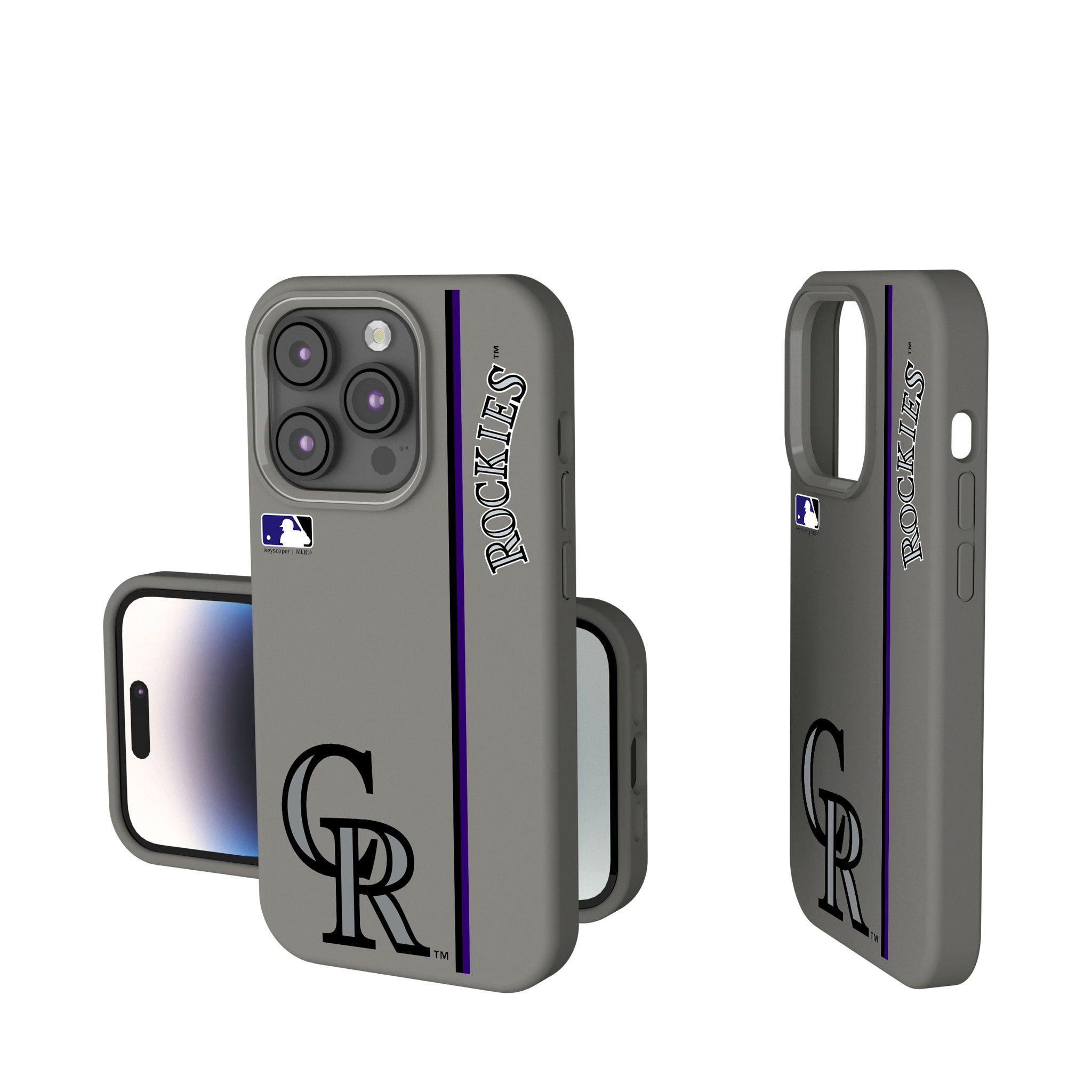 Colorado Rockies Sidebar iPhone Soft Touch Phone Case for Apple iPhone