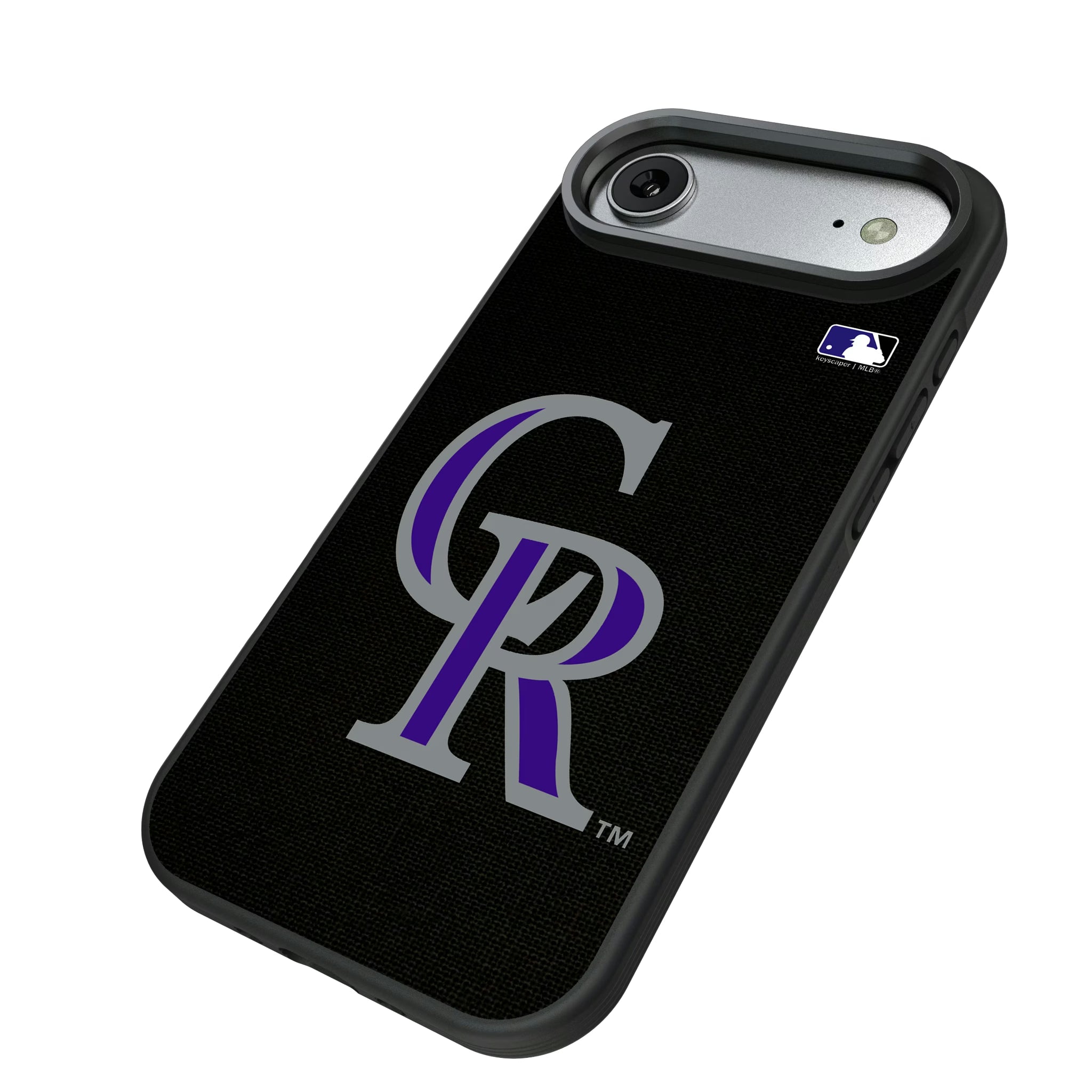 Colorado Rockies Solid iPhone Bump Phone Case for Apple iPhone - Isometric View#Device_iPhone Air