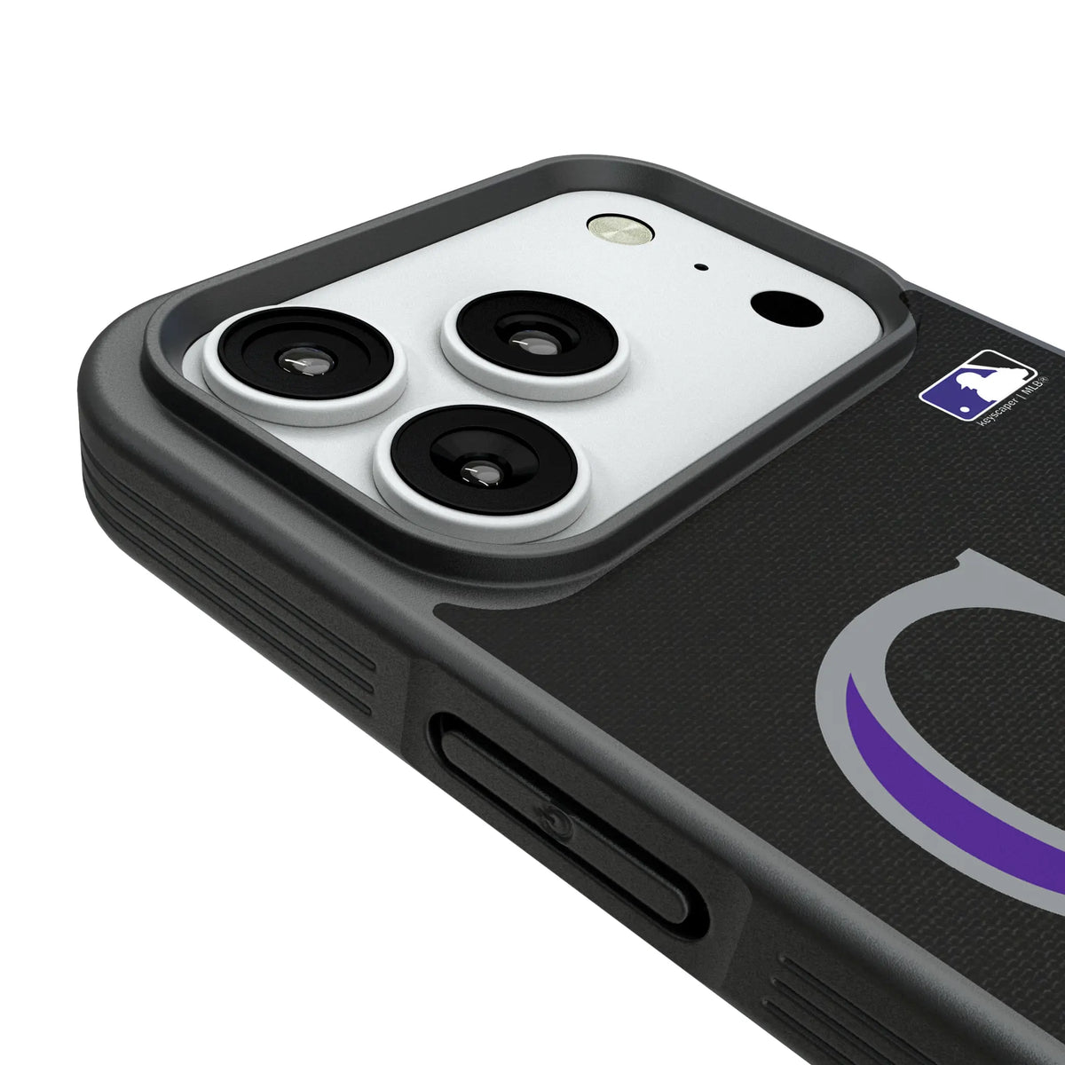 Colorado Rockies Solid iPhone Bump Phone Case for Apple iPhone - Detail#Device_iPhone 18 Pro