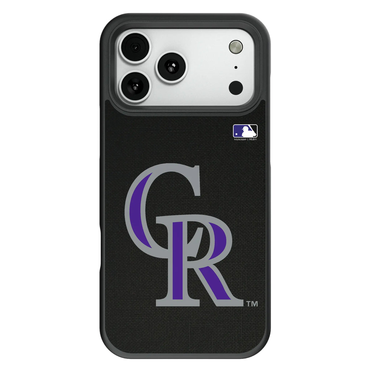 Colorado Rockies Solid Bump Phone Case for Apple iPhone