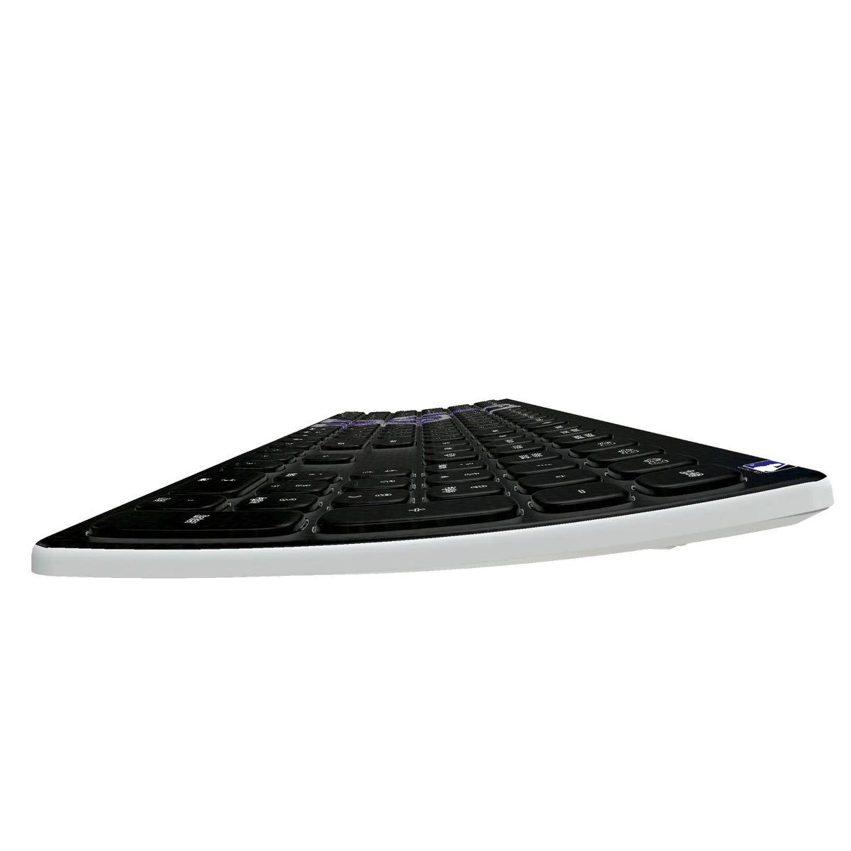 Colorado Rockies Solid KKB605 Curved Wireless Keyboard