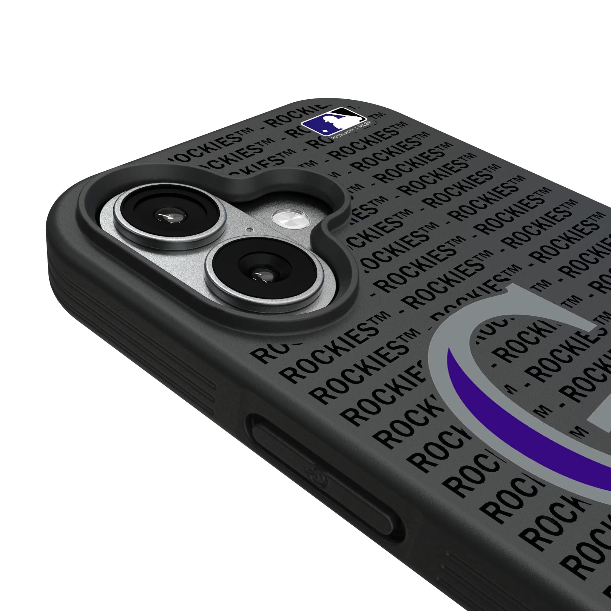 Colorado Rockies Text Backdrop iPhone Bump Phone Case for Apple iPhone - Detail#Device_iPhone 17