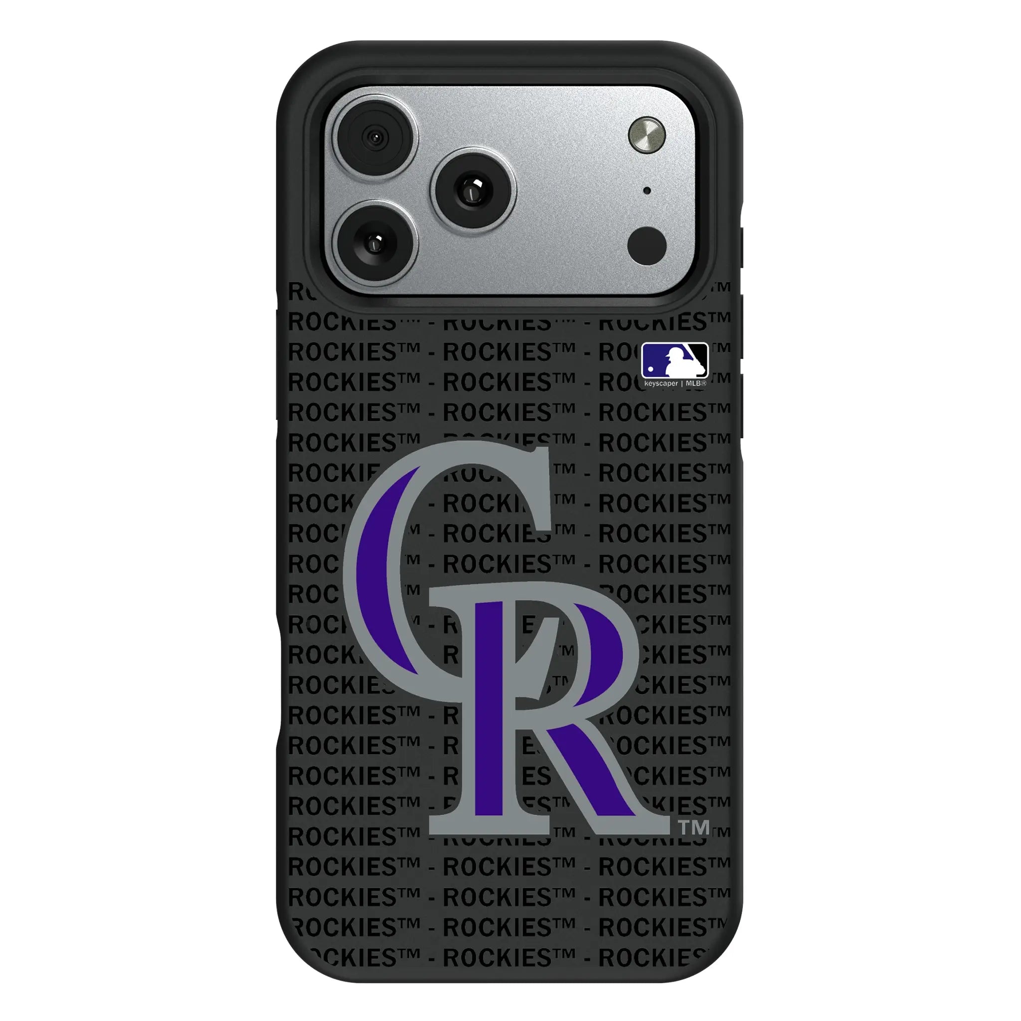 Colorado Rockies Text Backdrop iPhone Bump Phone Case for Apple iPhone#Device_iPhone 17 Pro Max