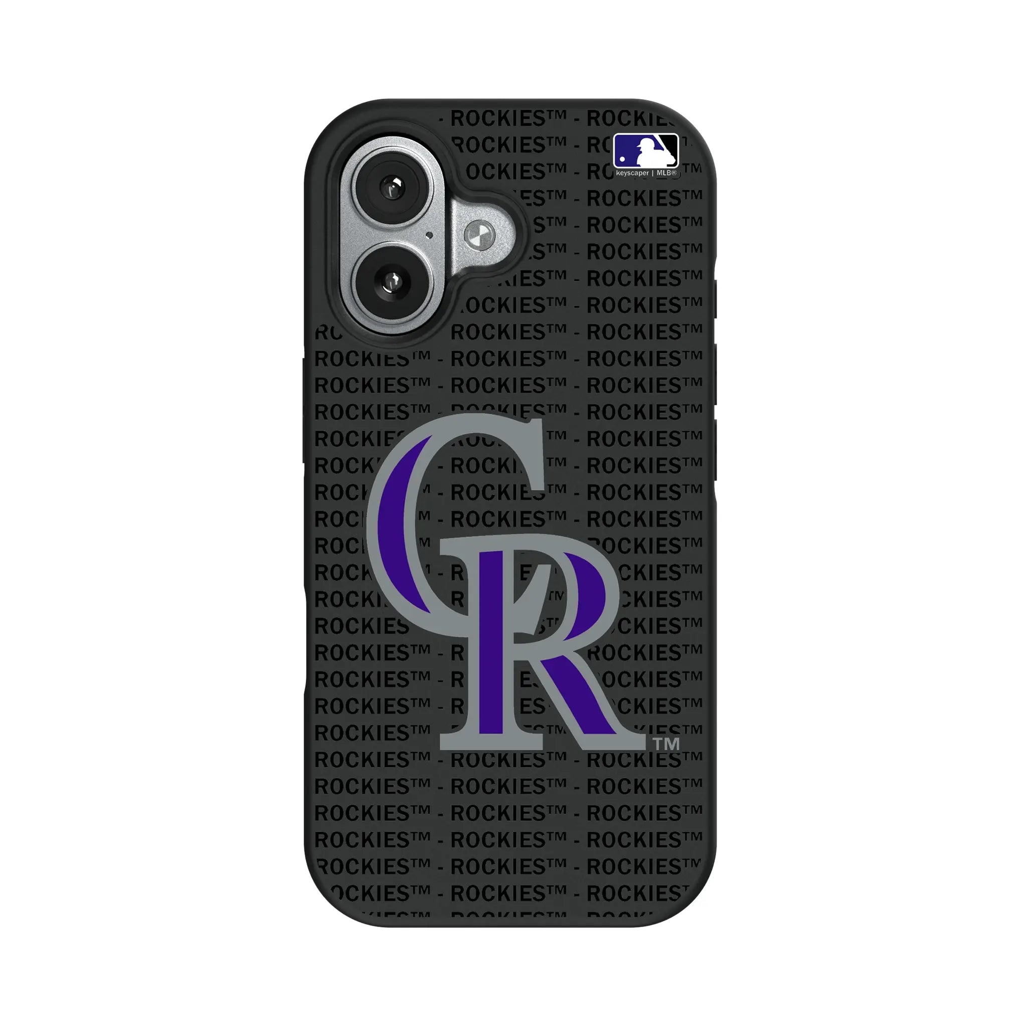 Colorado Rockies Text Backdrop iPhone Bump Phone Case for Apple iPhone#Device_iPhone 17