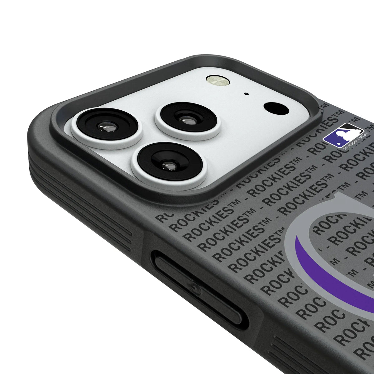 Colorado Rockies Text Backdrop iPhone Bump Phone Case for Apple iPhone - Detail#Device_iPhone 18 Pro