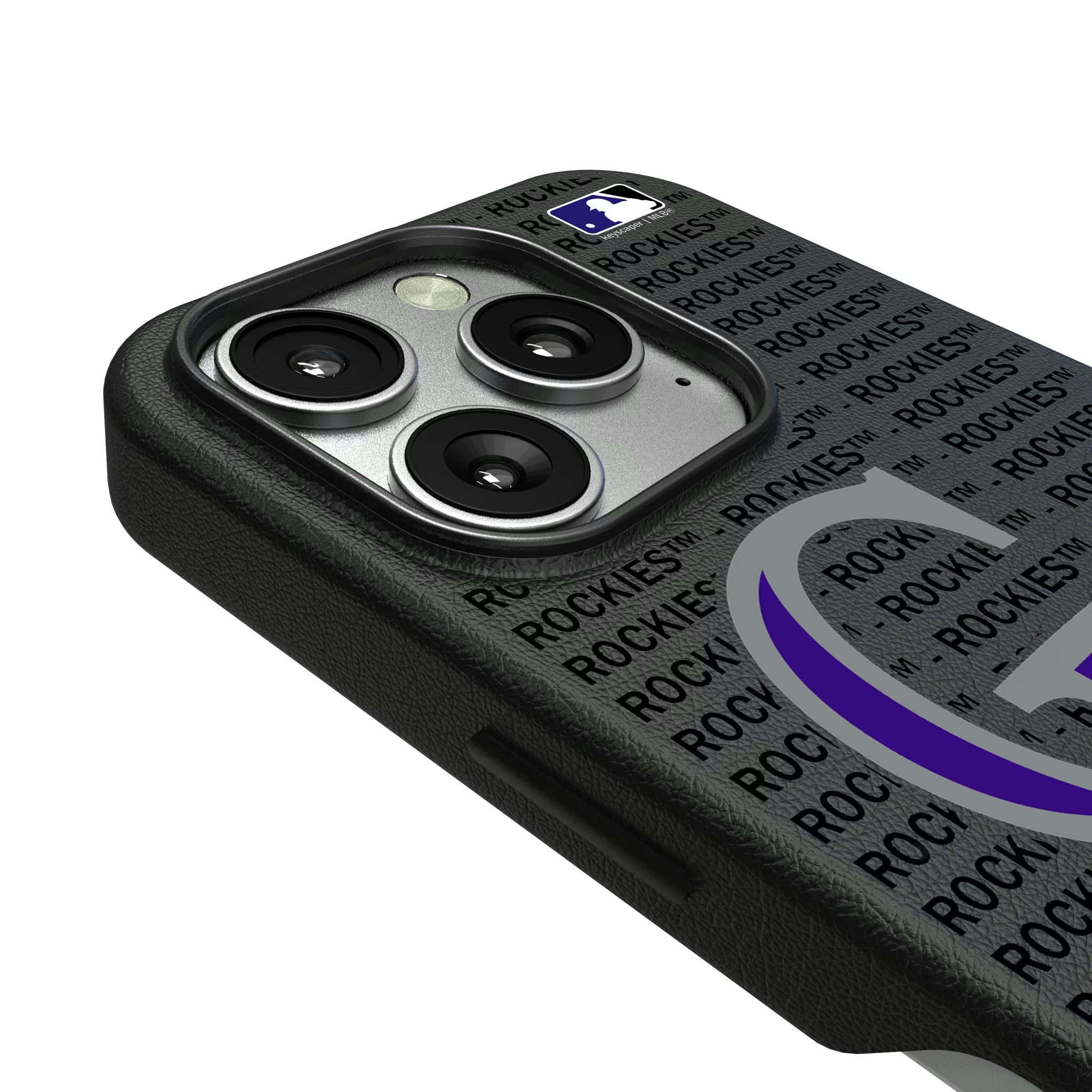 Colorado Rockies Text Backdrop iPhone MagSafe Compatible Phone Case for Apple iPhone - Detail