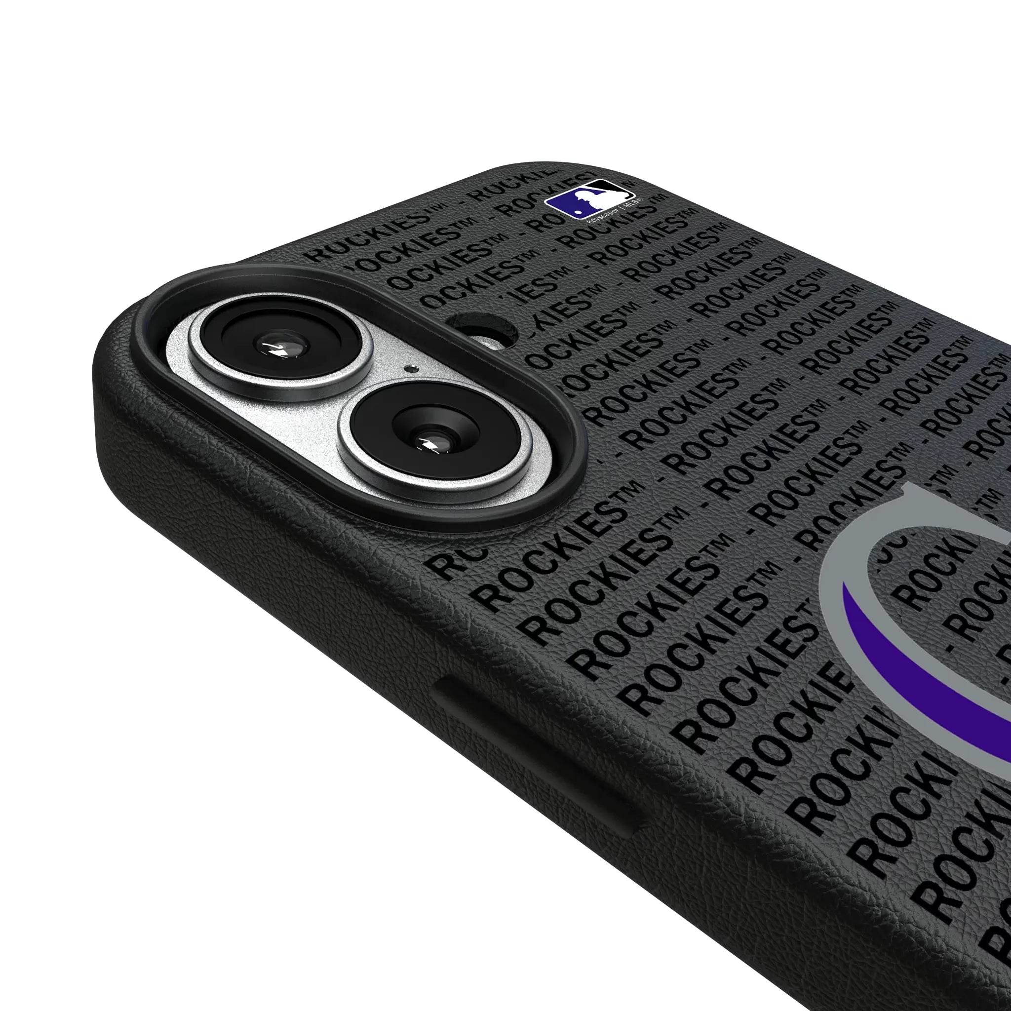 Colorado Rockies Text Backdrop iPhone MagSafe Compatible Phone Case for Apple iPhone - Detail#Device_iPhone 17