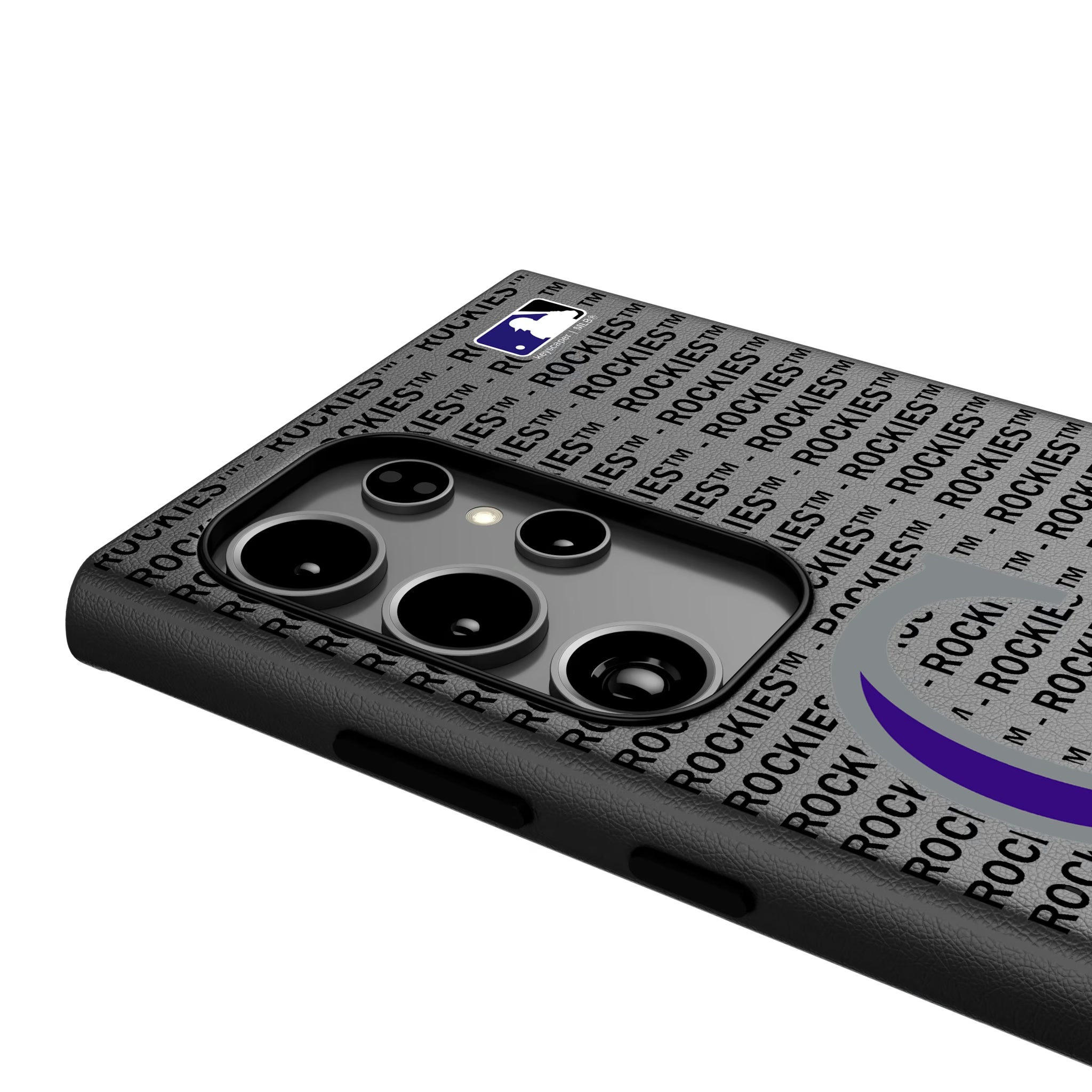 Colorado Rockies Text Backdrop Galaxy MagSafe Compatible Phone Case for Samsung Galaxy - Detail