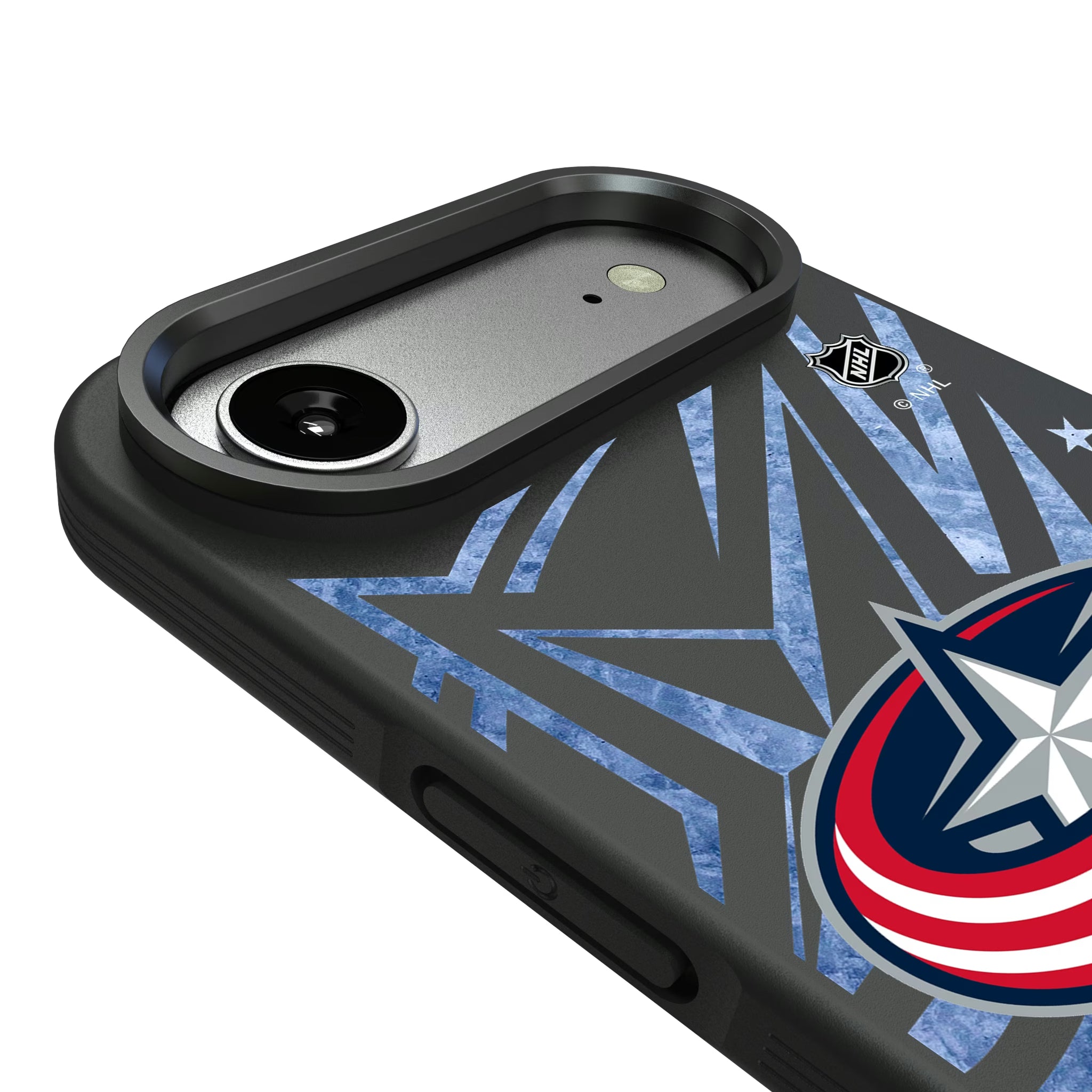 Columbus Blue Jackets Ice Tilt iPhone Bump Phone Case for Apple iPhone - Detail#Device_iPhone Air