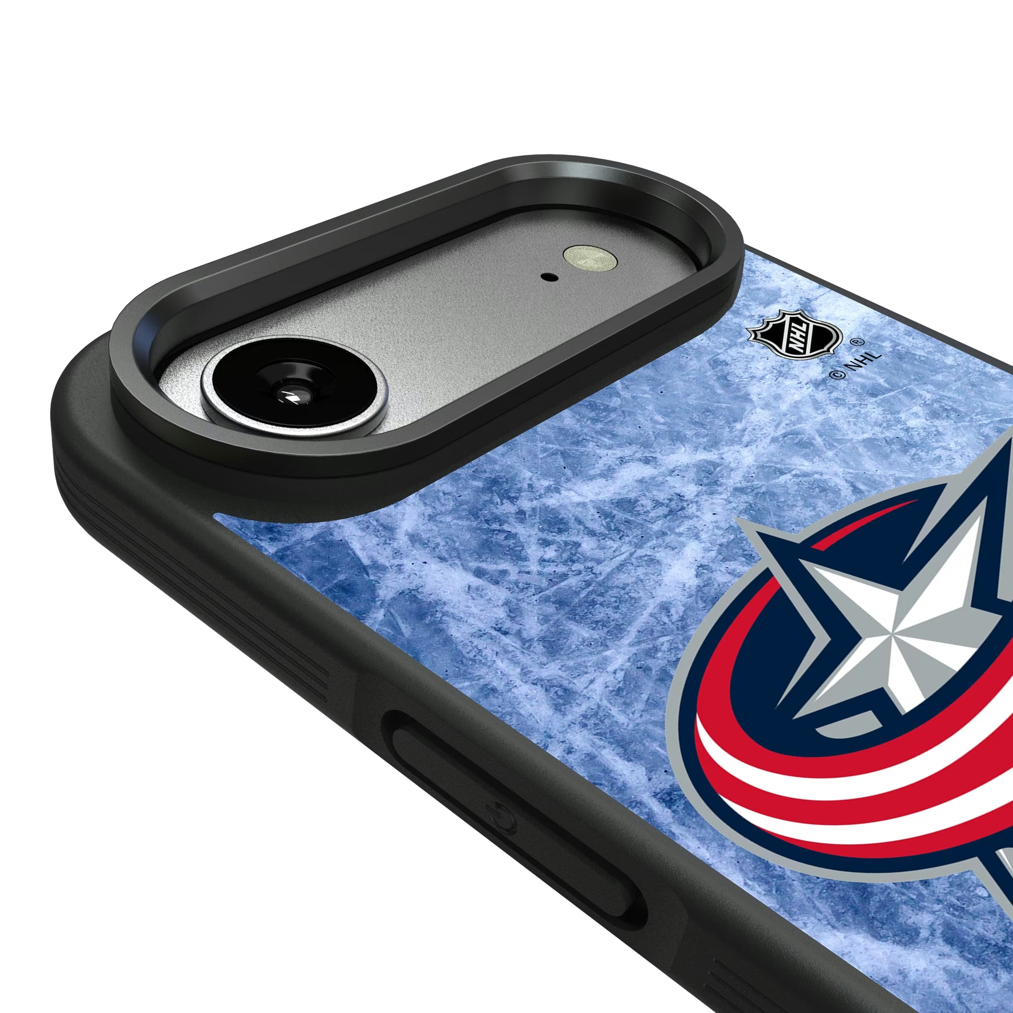 Columbus Blue Jackets Ice Wordmark iPhone Bump Phone Case for Apple iPhone - Detail#Device_iPhone Air