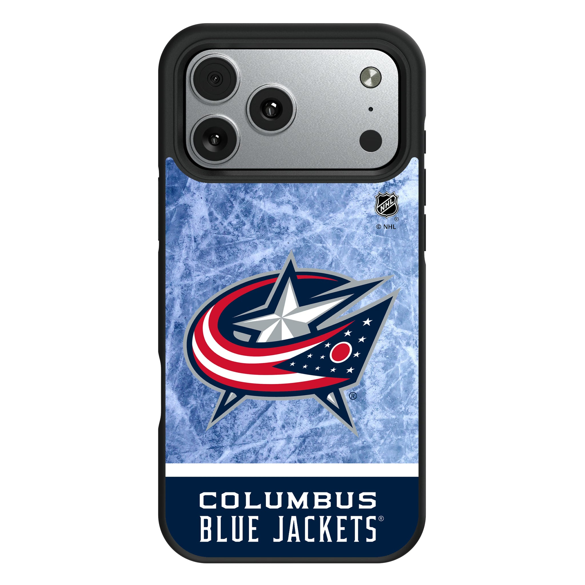 Columbus Blue Jackets Ice Wordmark iPhone Bump Phone Case for Apple iPhone#Device_iPhone 17 Pro Max