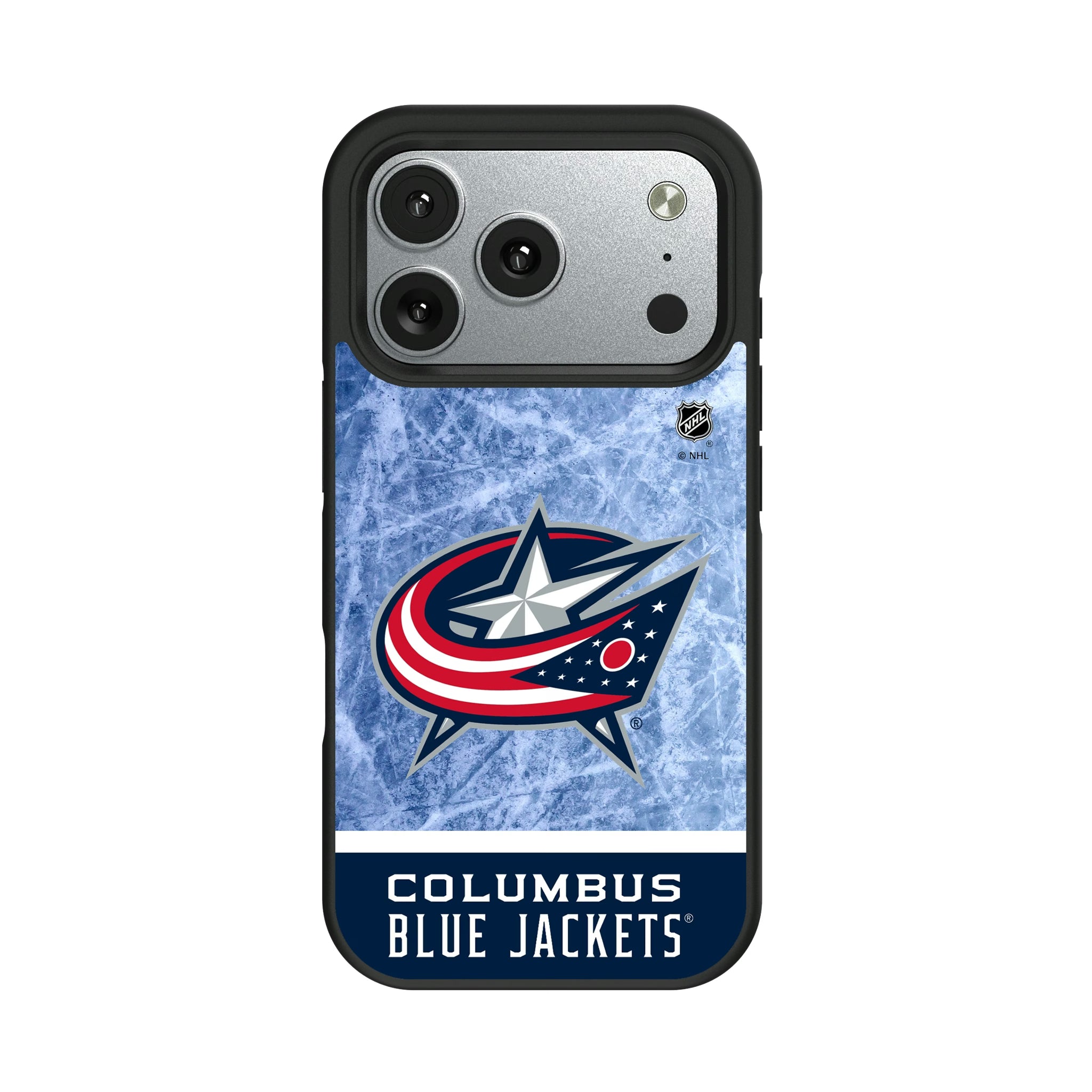 Columbus Blue Jackets Ice Wordmark iPhone Bump Phone Case for Apple iPhone#Device_iPhone 17 Pro