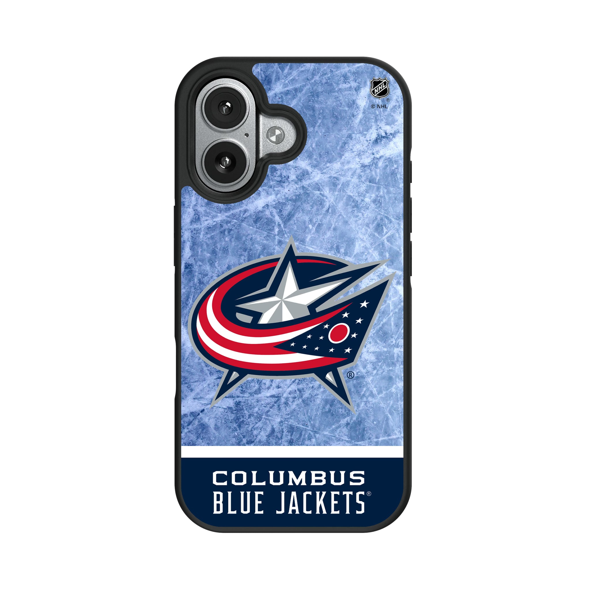 Columbus Blue Jackets Ice Wordmark iPhone Bump Phone Case for Apple iPhone#Device_iPhone 17