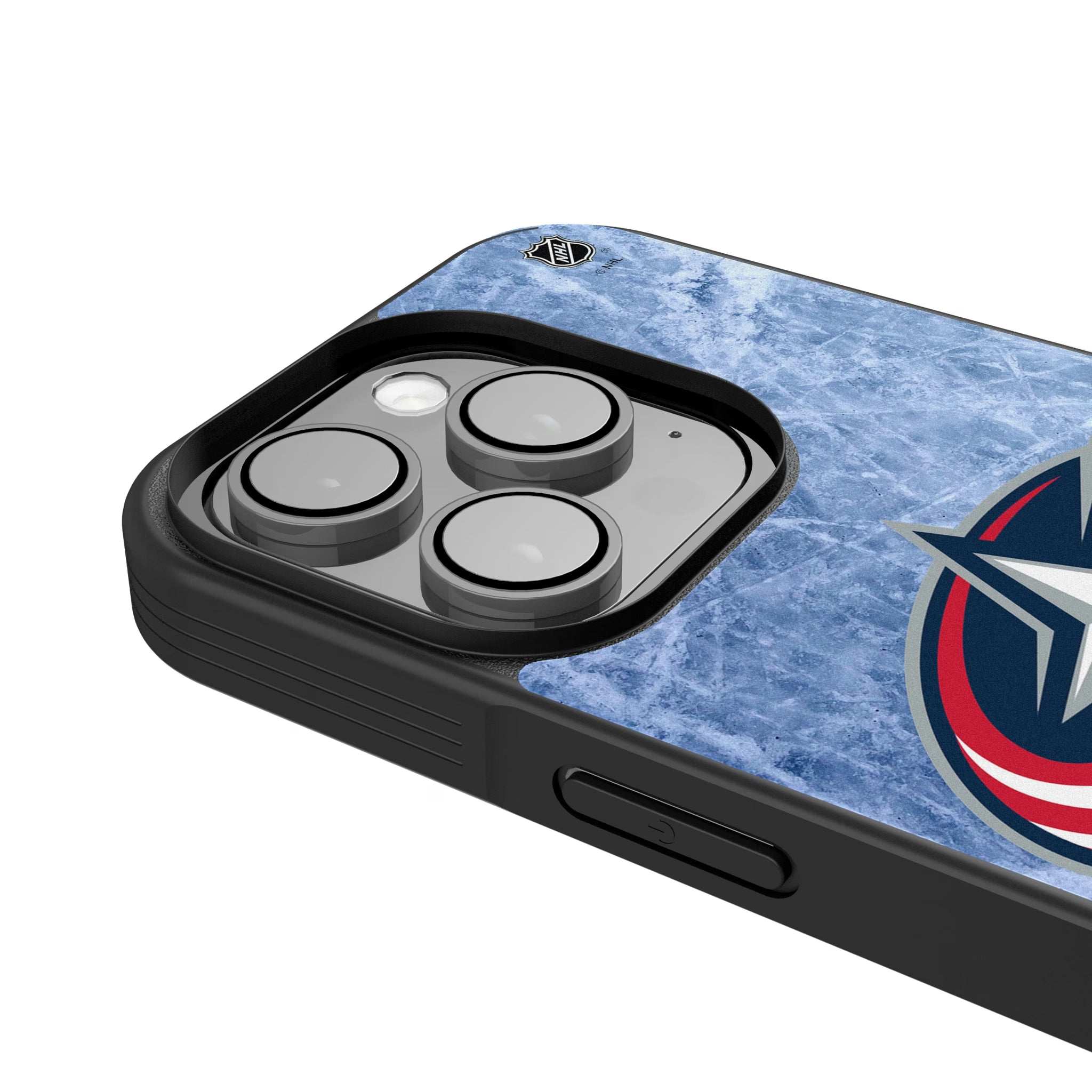 Columbus Blue Jackets Ice Wordmark iPhone Bump Phone Case for Apple iPhone - Detail