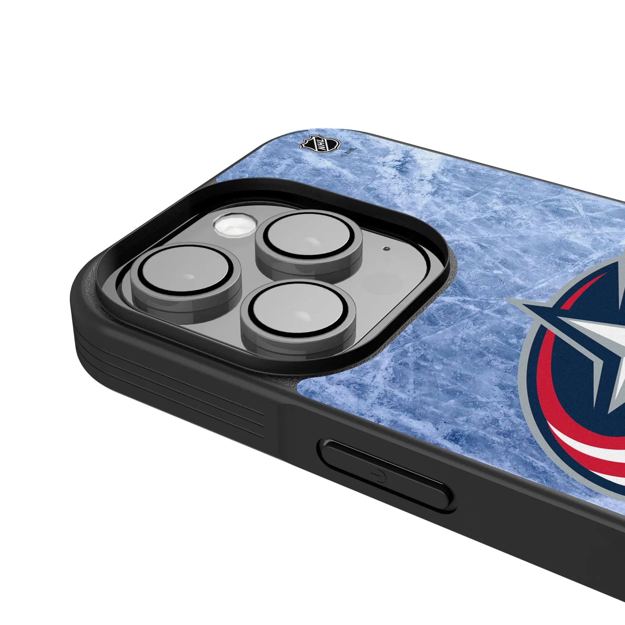Columbus Blue Jackets Ice Wordmark iPhone Bump Phone Case for Apple iPhone - Detail