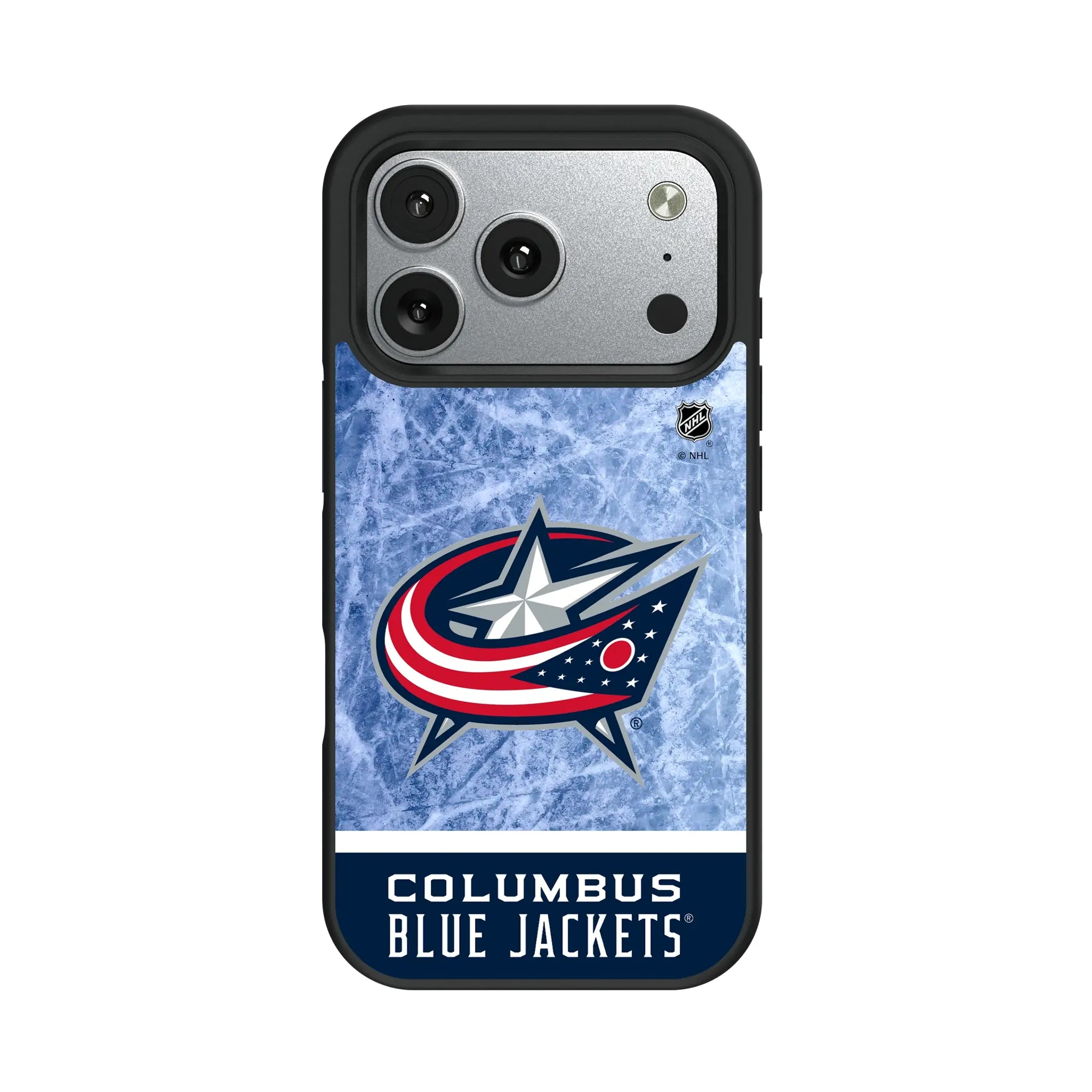 Columbus Blue Jackets Ice Wordmark iPhone Bump Phone Case for Apple iPhone#Device_iPhone 17 Pro