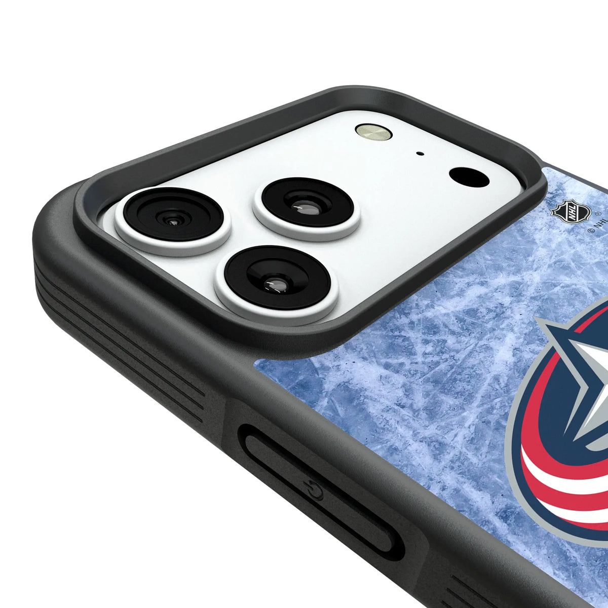 Columbus Blue Jackets Ice Wordmark iPhone Bump Phone Case for Apple iPhone - Detail#Device_iPhone 18 Pro Max