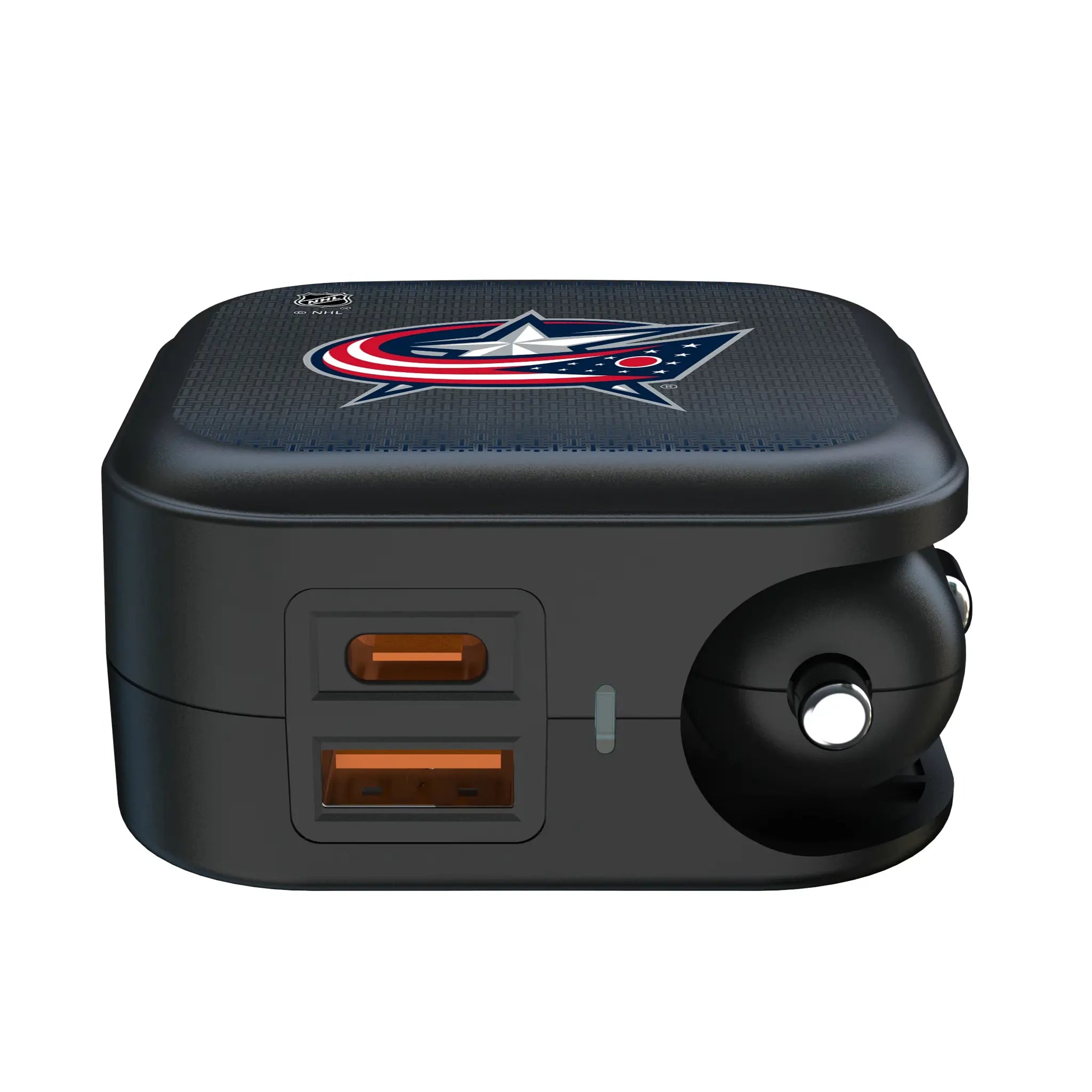 Columbus Blue Jackets Linen 2 in 1 USB A/C Charger