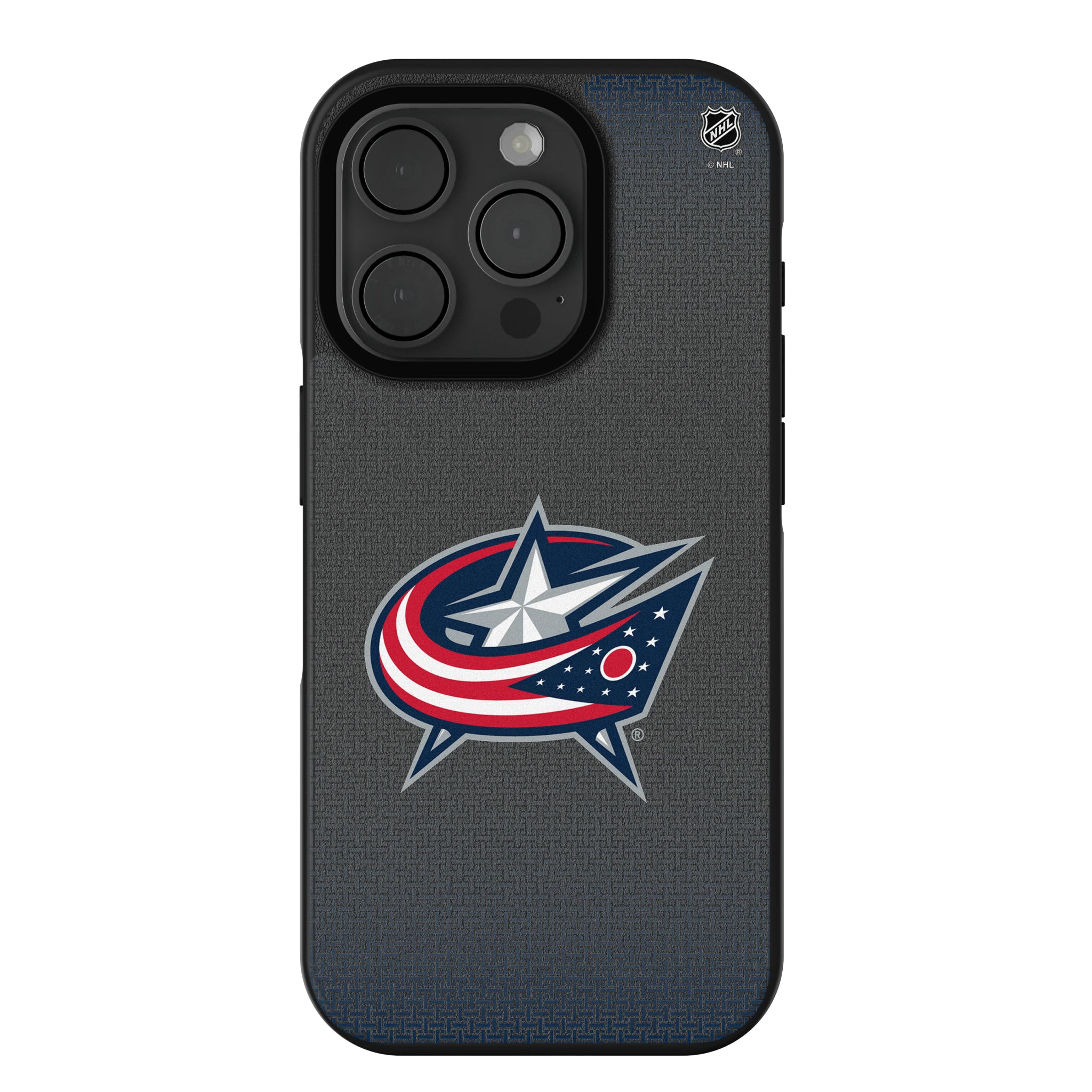 Columbus Blue Jackets Linen iPhone Bump Phone Case for Apple iPhone