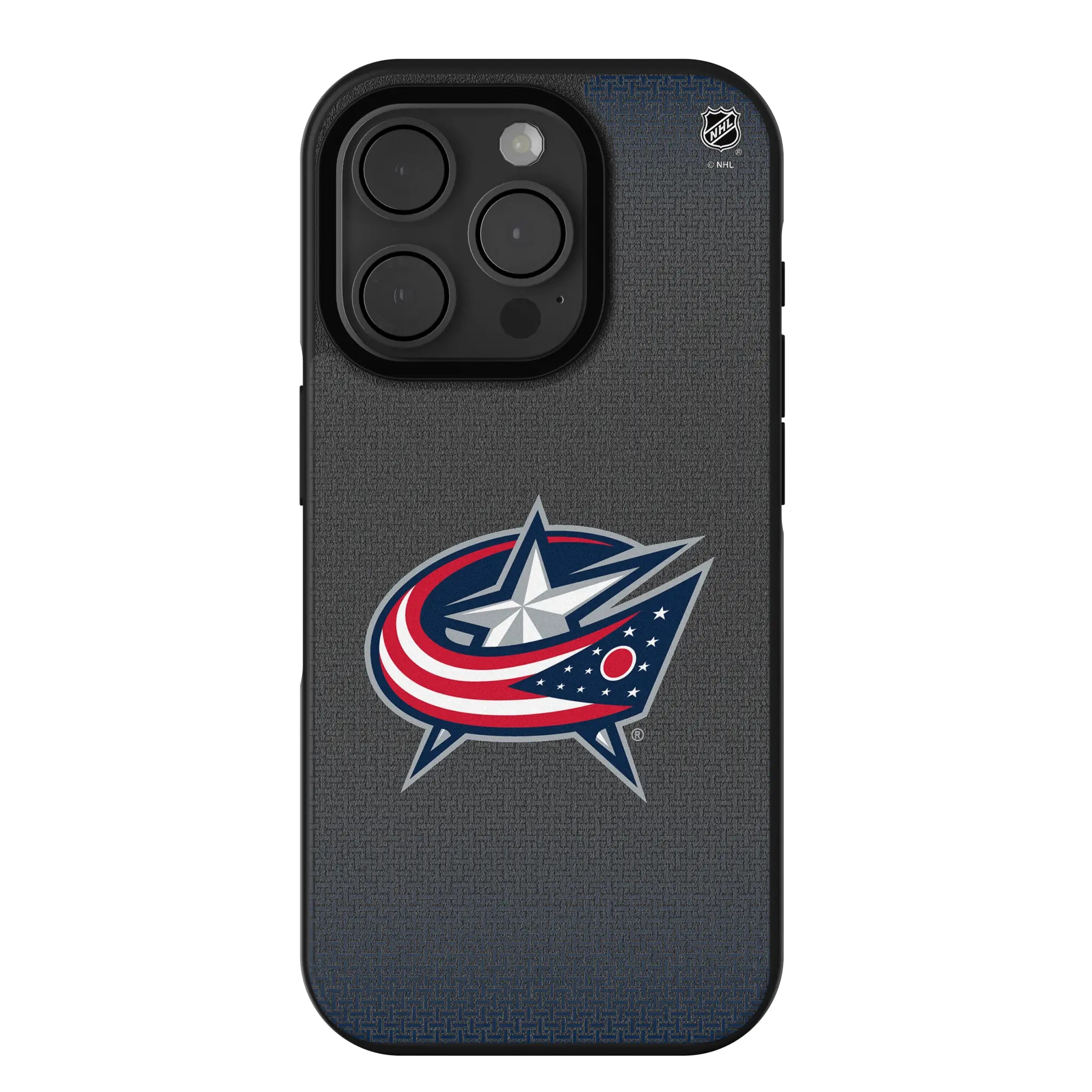 Columbus Blue Jackets Linen iPhone Bump Phone Case for Apple iPhone