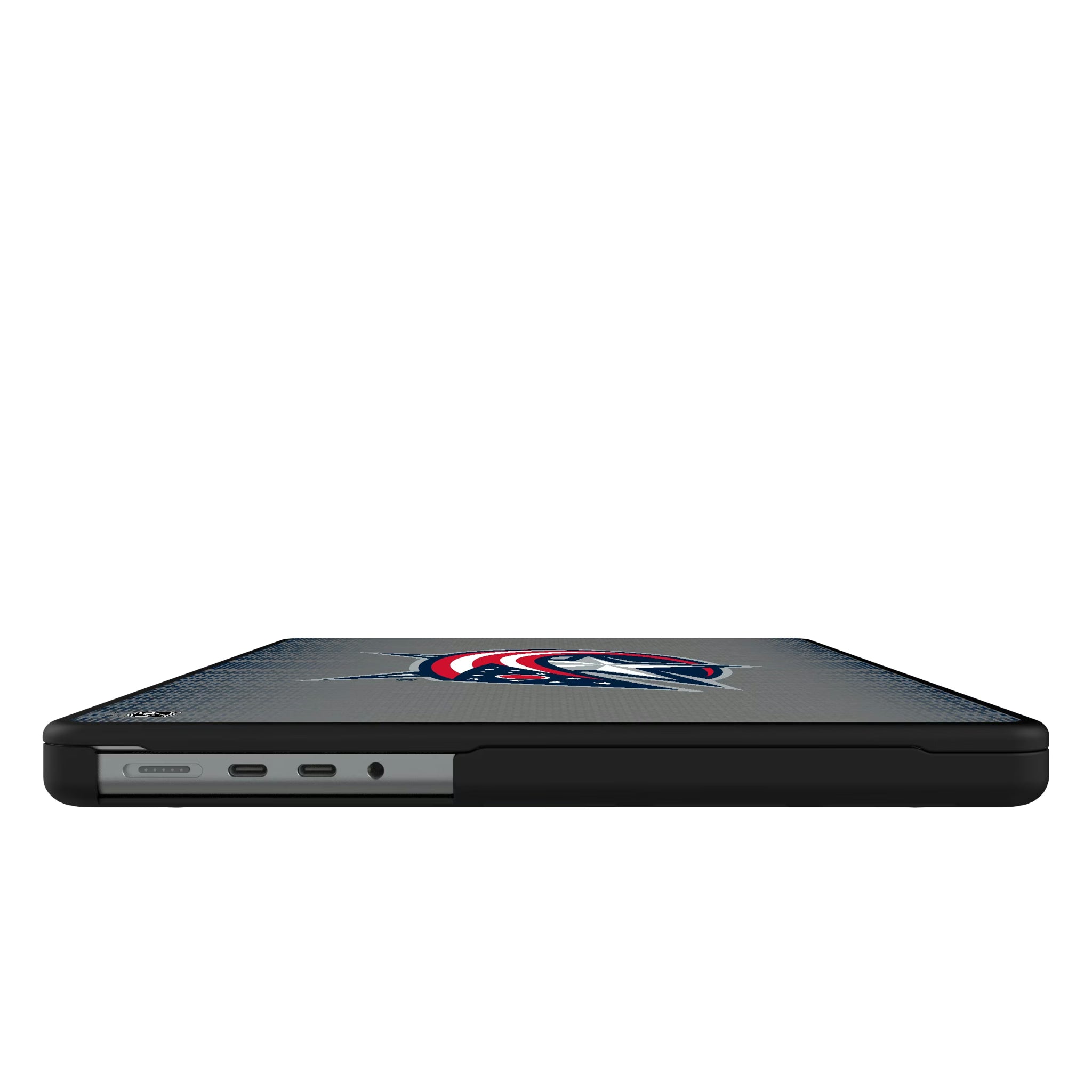 Columbus Blue Jackets Linen MacBook Laptop Case for Apple MacBook#Device_MacBook Pro (14-inch, 2021) / MacBook Pro (14-inch, 2023) / MacBook Pro (14-inch, 2024)