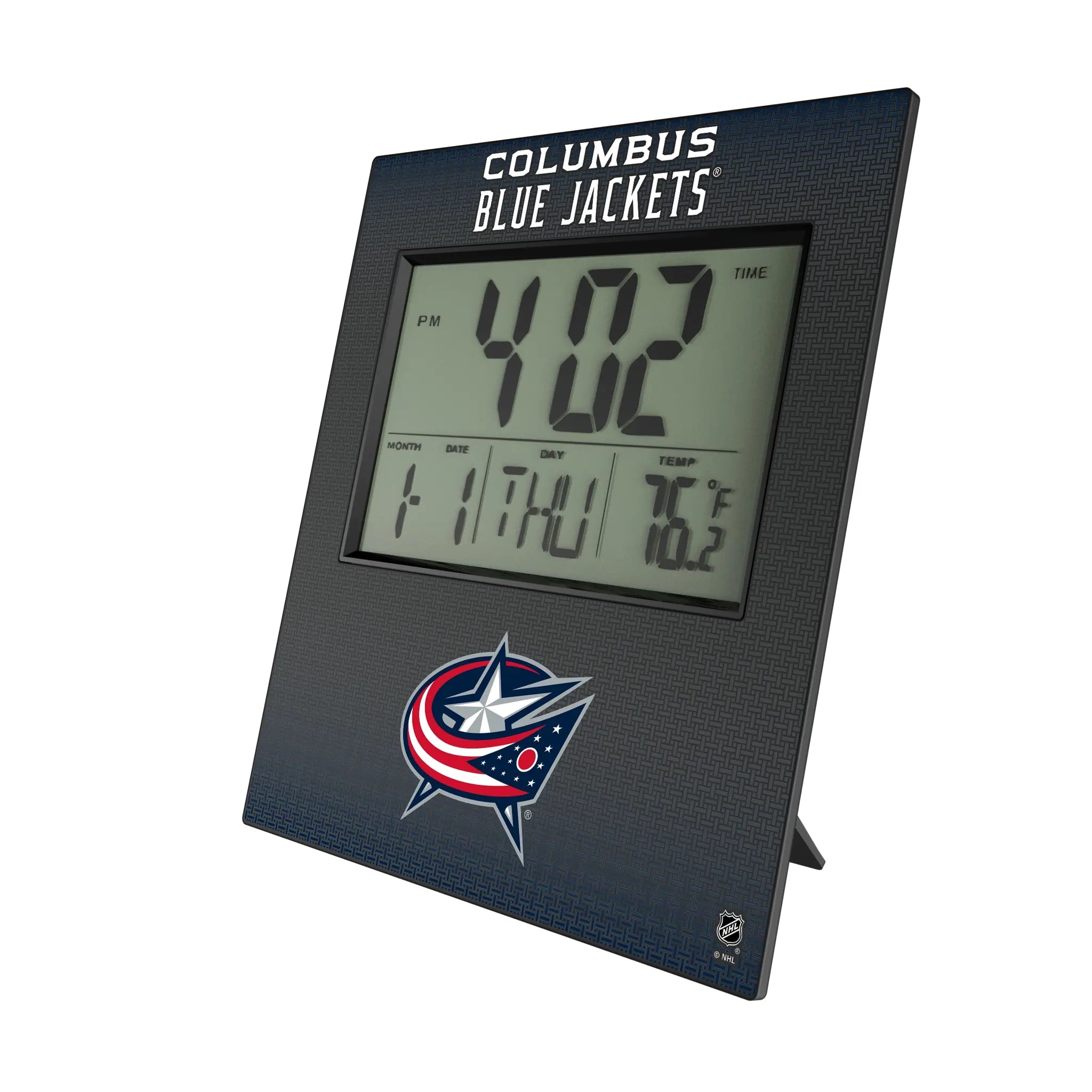Columbus Blue Jackets Linen Wall Clock