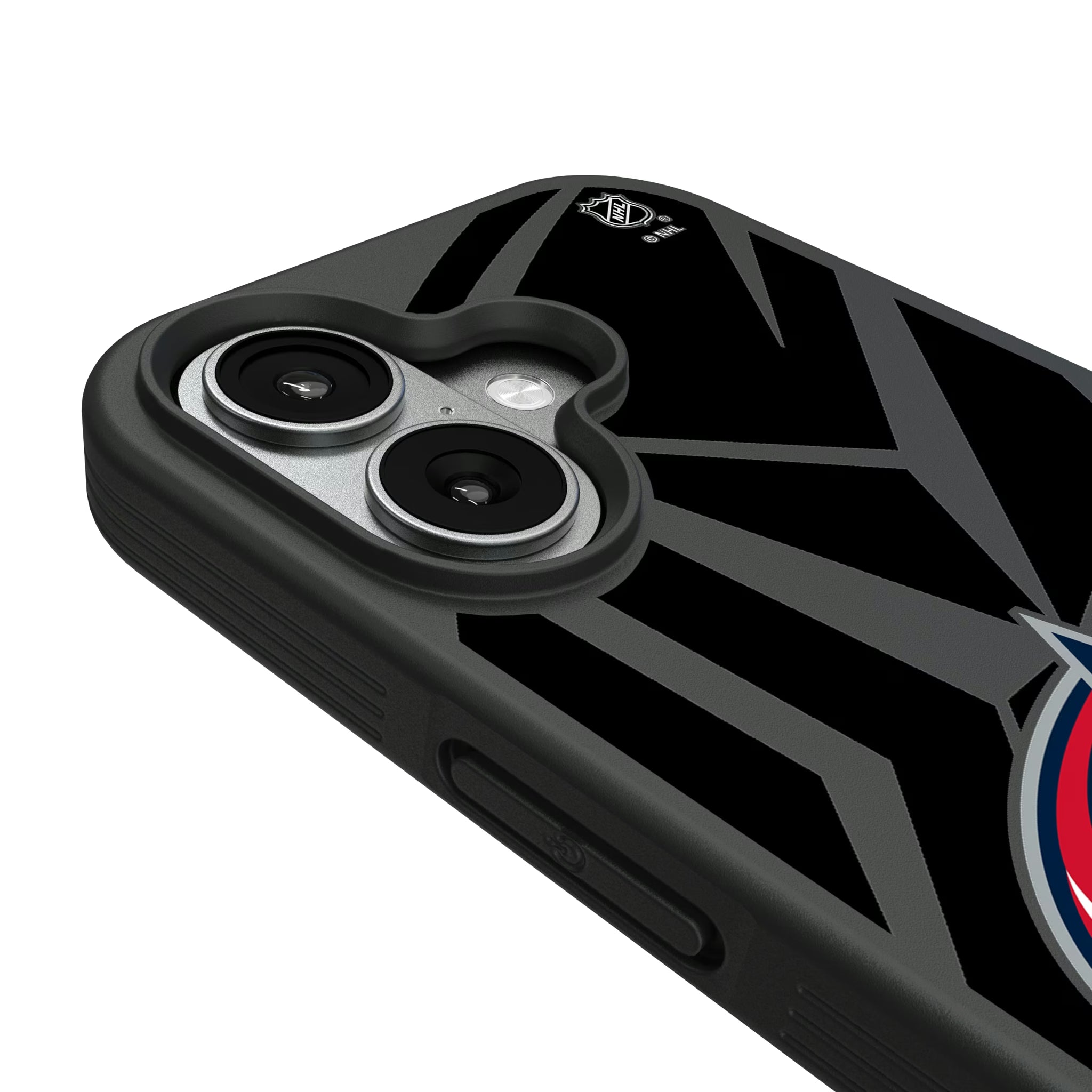 Columbus Blue Jackets Monocolor Tilt iPhone Bump Phone Case for Apple iPhone - Detail#Device_iPhone 17