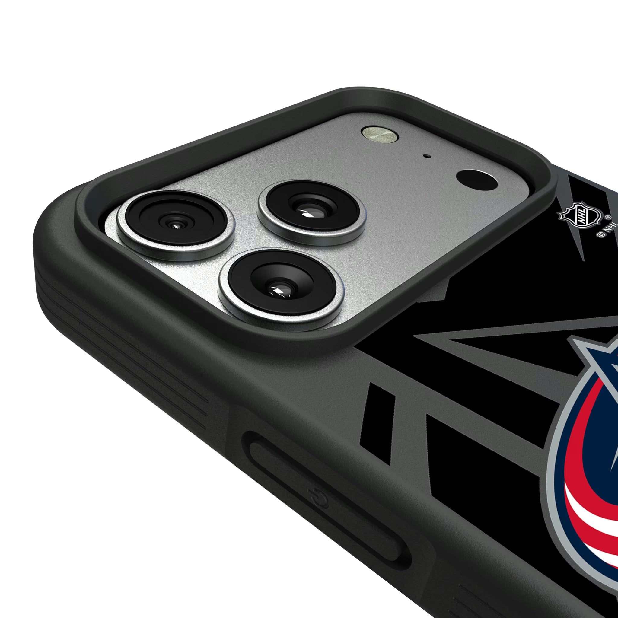 Columbus Blue Jackets Monocolor Tilt iPhone Bump Phone Case for Apple iPhone - Detail#Device_iPhone 17 Pro Max