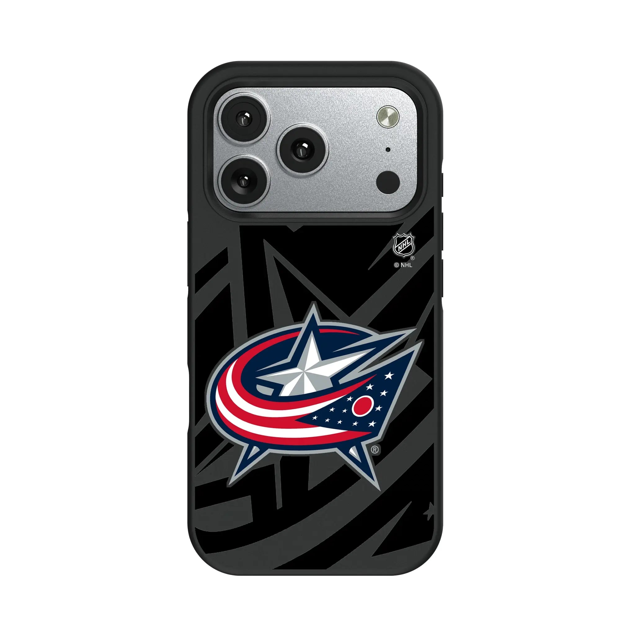 Columbus Blue Jackets Monocolor Tilt iPhone Bump Phone Case for Apple iPhone#Device_iPhone 17 Pro
