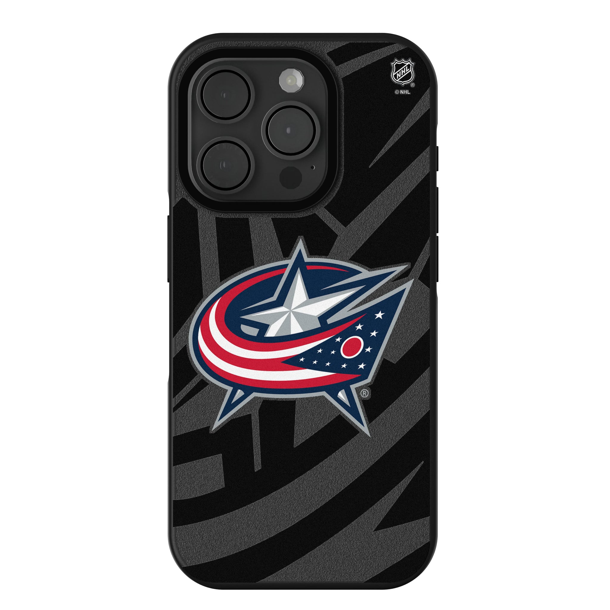 Columbus Blue Jackets Monocolor Tilt iPhone Bump Phone Case for Apple iPhone