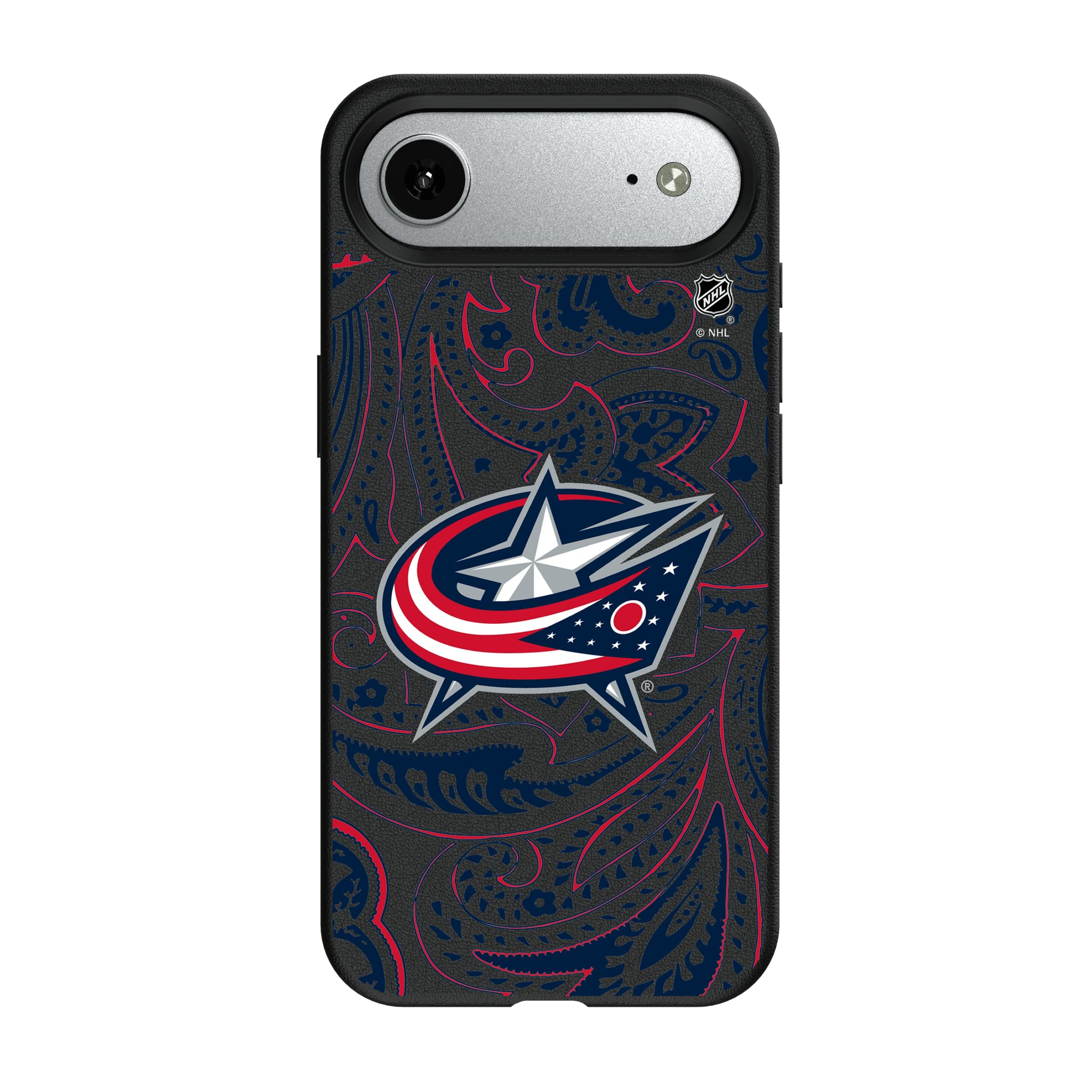 Columbus Blue Jackets Paisley iPhone MagSafe Compatible Phone Case for Apple iPhone#Device_iPhone Air