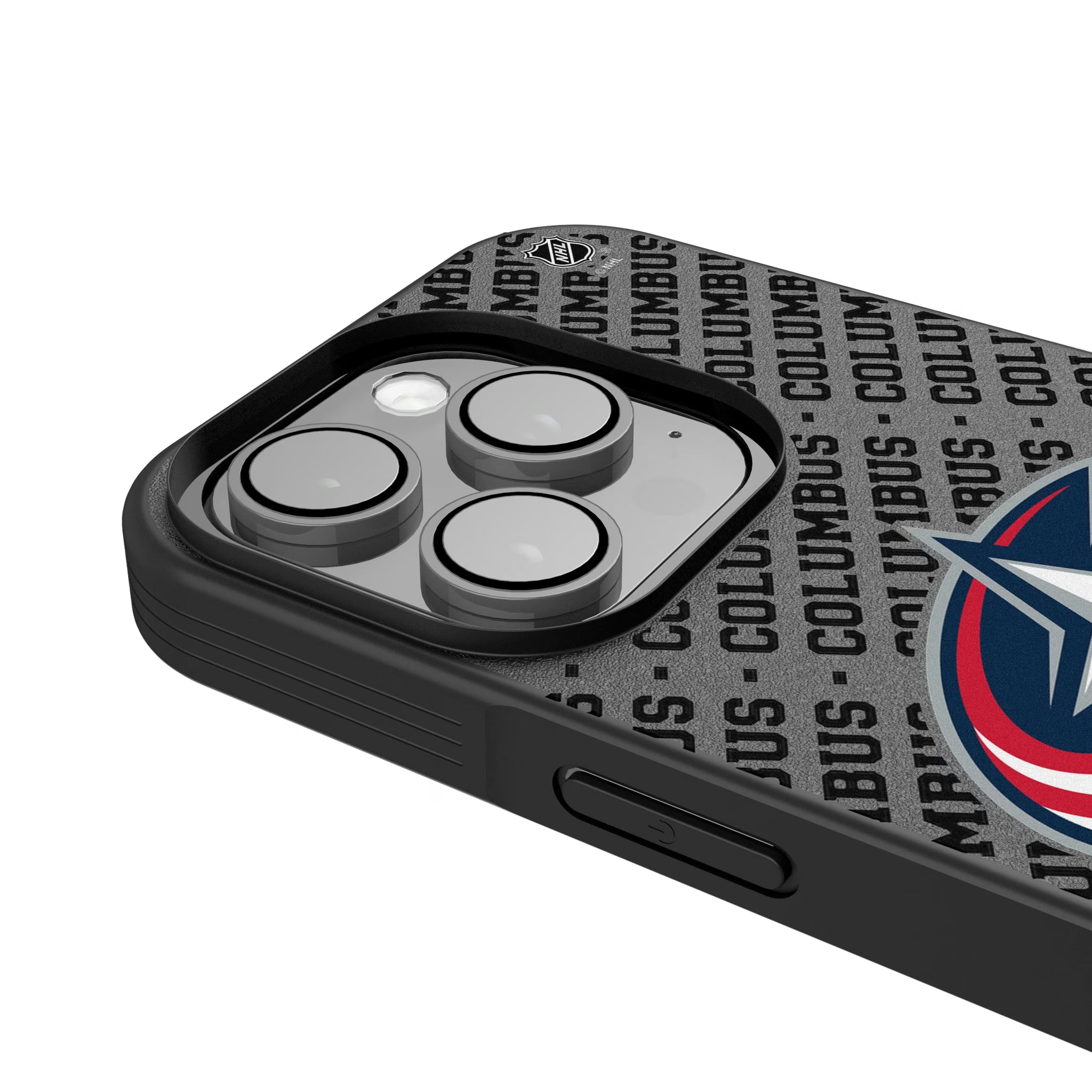 Columbus Blue Jackets Personalized EndZone Plus iPhone Bump Phone Case for Apple iPhone - Detail