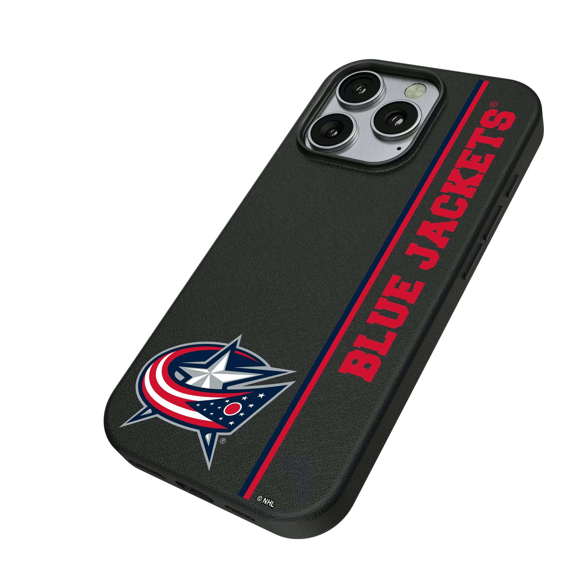 Columbus Blue Jackets Personalized Sidebard iPhone MagSafe Compatible Phone Case for Apple iPhone - Isometric View
