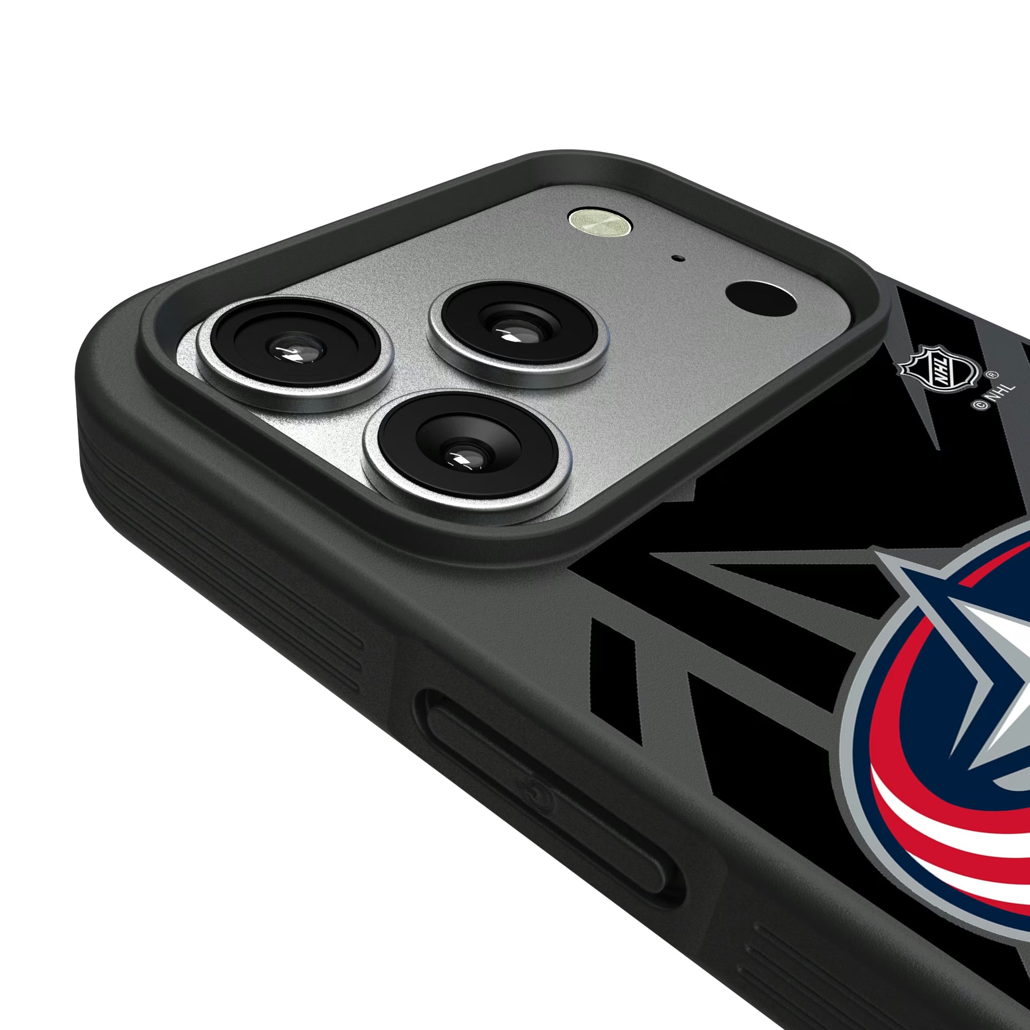 Columbus Blue Jackets Personalized Tilt iPhone Bump Phone Case for Apple iPhone - Detail#Device_iPhone 17 Pro