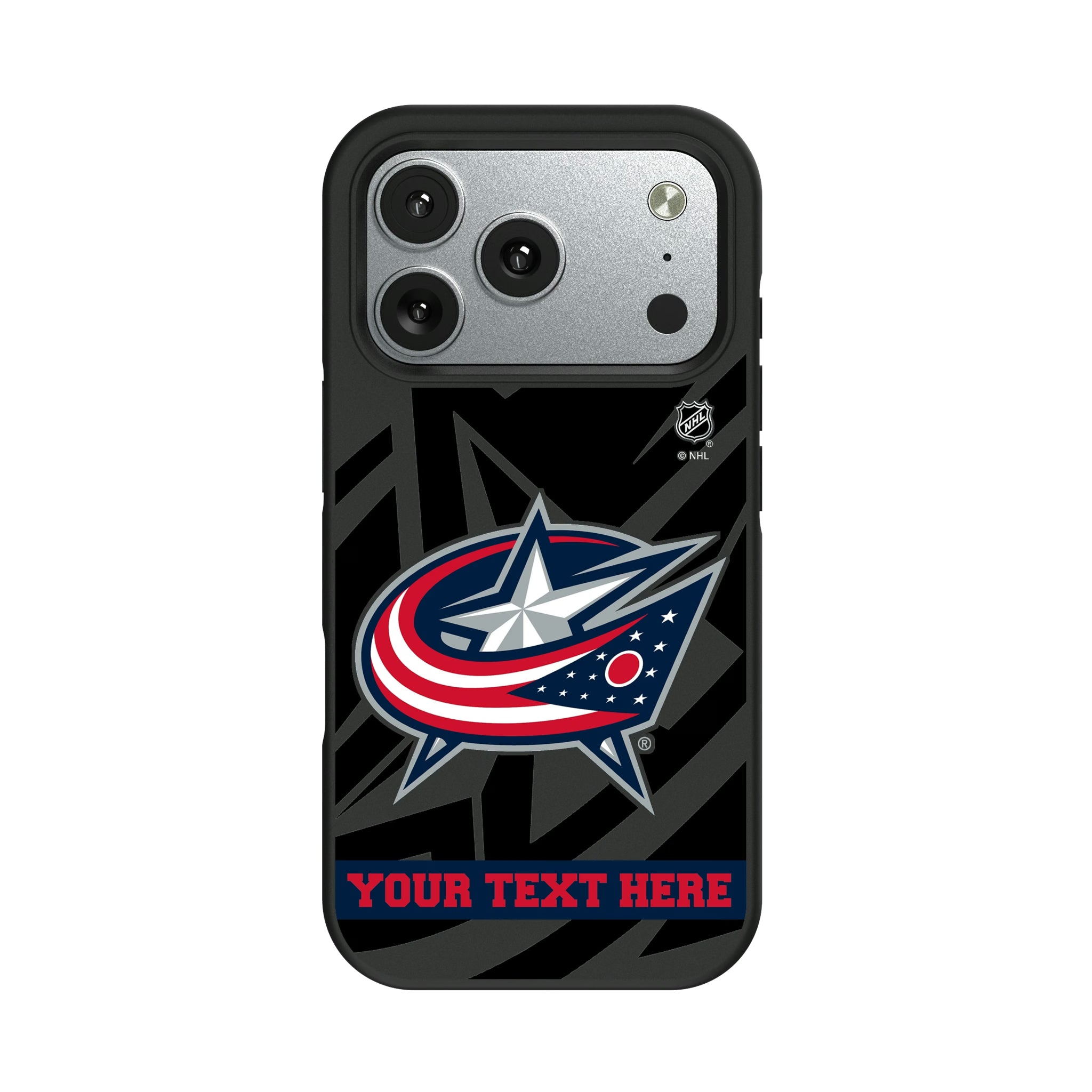 Columbus Blue Jackets Personalized Tilt iPhone Bump Phone Case for Apple iPhone#Device_iPhone 17 Pro