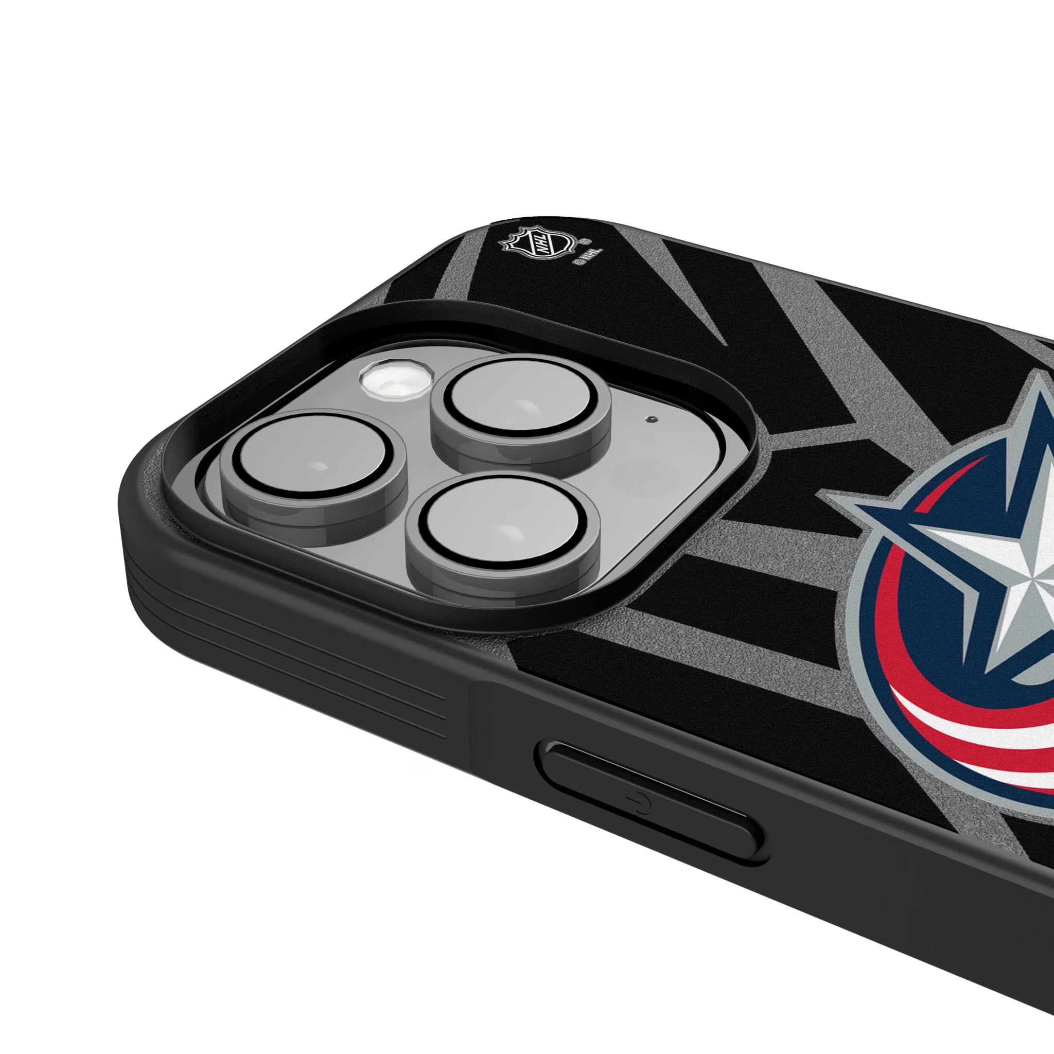 Columbus Blue Jackets Personalized Tilt iPhone Bump Phone Case for Apple iPhone - Detail