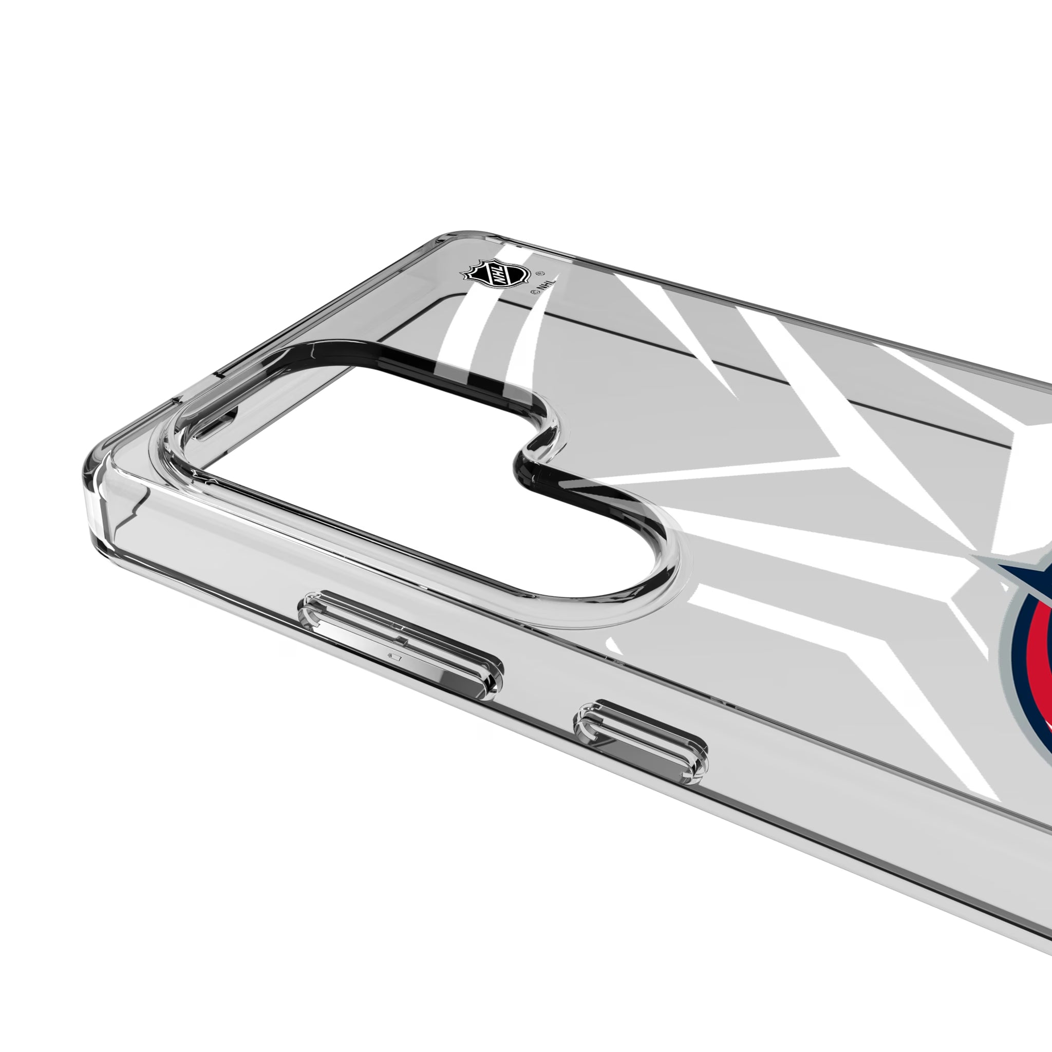 Columbus Blue Jackets Personalized Tilt Galaxy Clear Phone Case for Samsung Galaxy - Detail