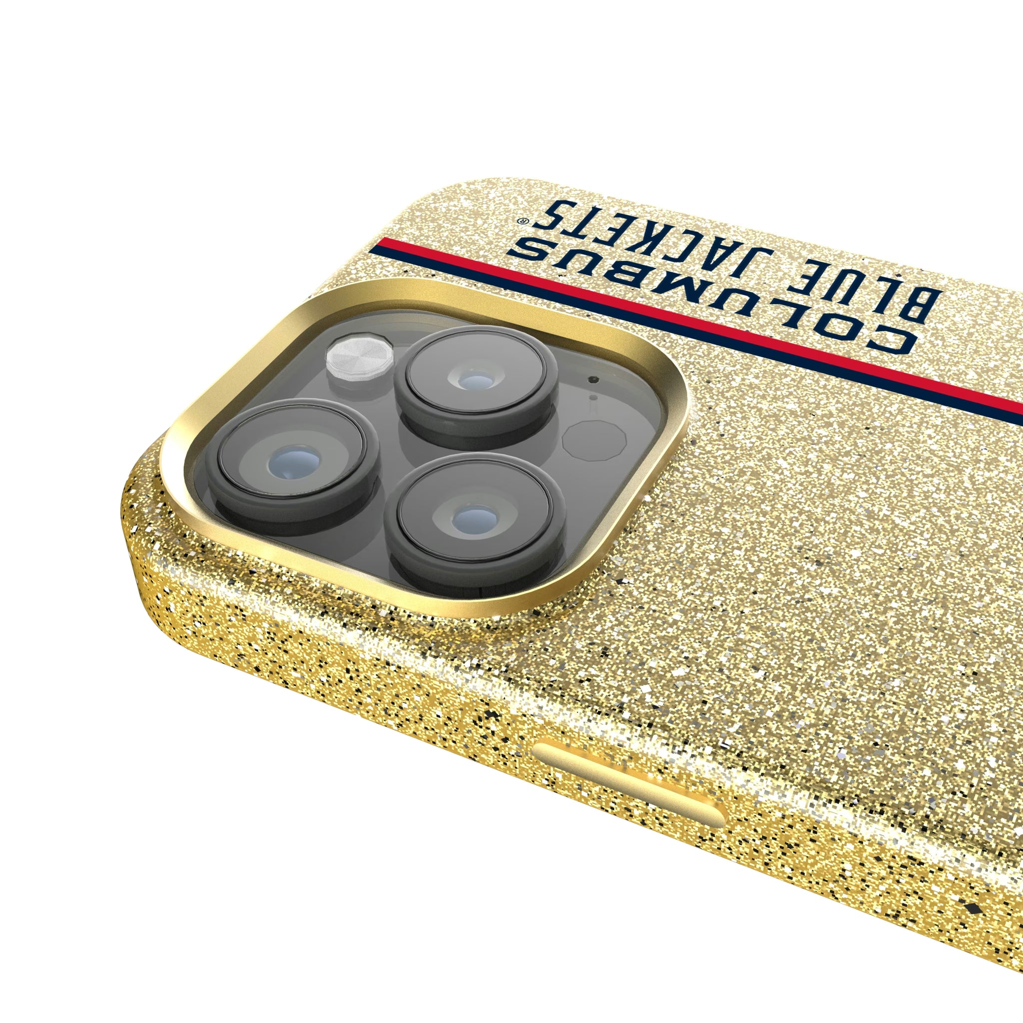 Columbus Blue Jackets Sidebar iPhone Bling Phone Case for Apple iPhone - Detail